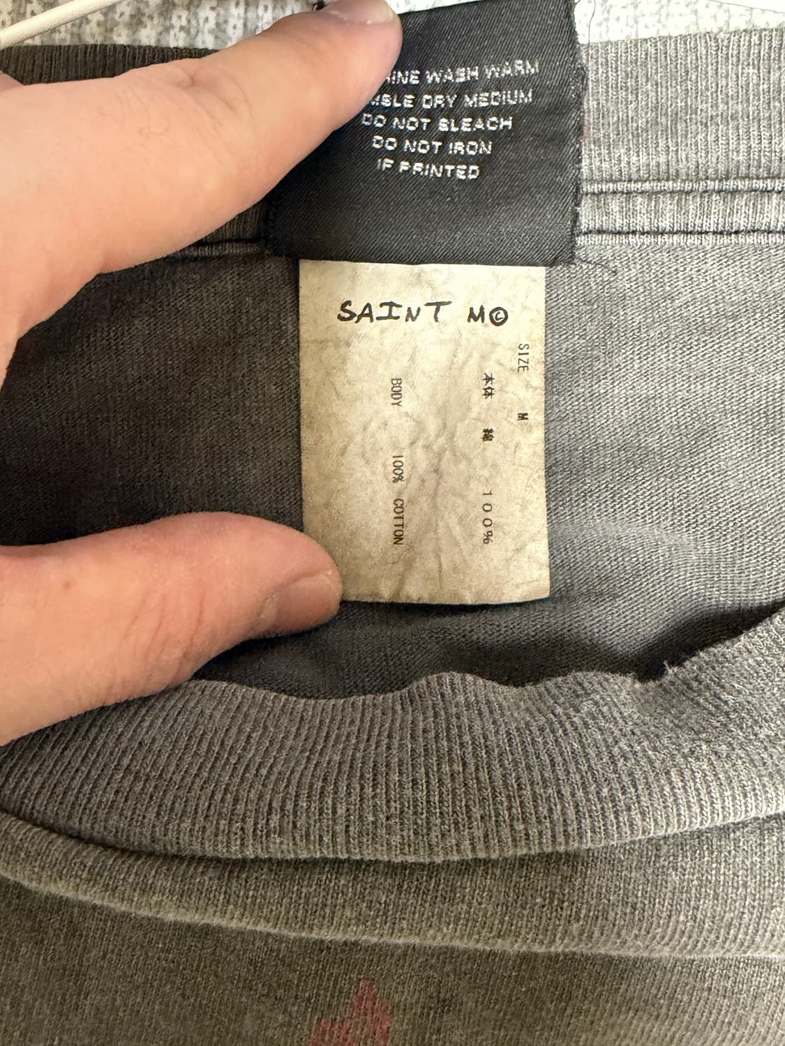 세인트미카엘 gory luxury m사이즈 반팔 티 커트코베인 상품이미지4