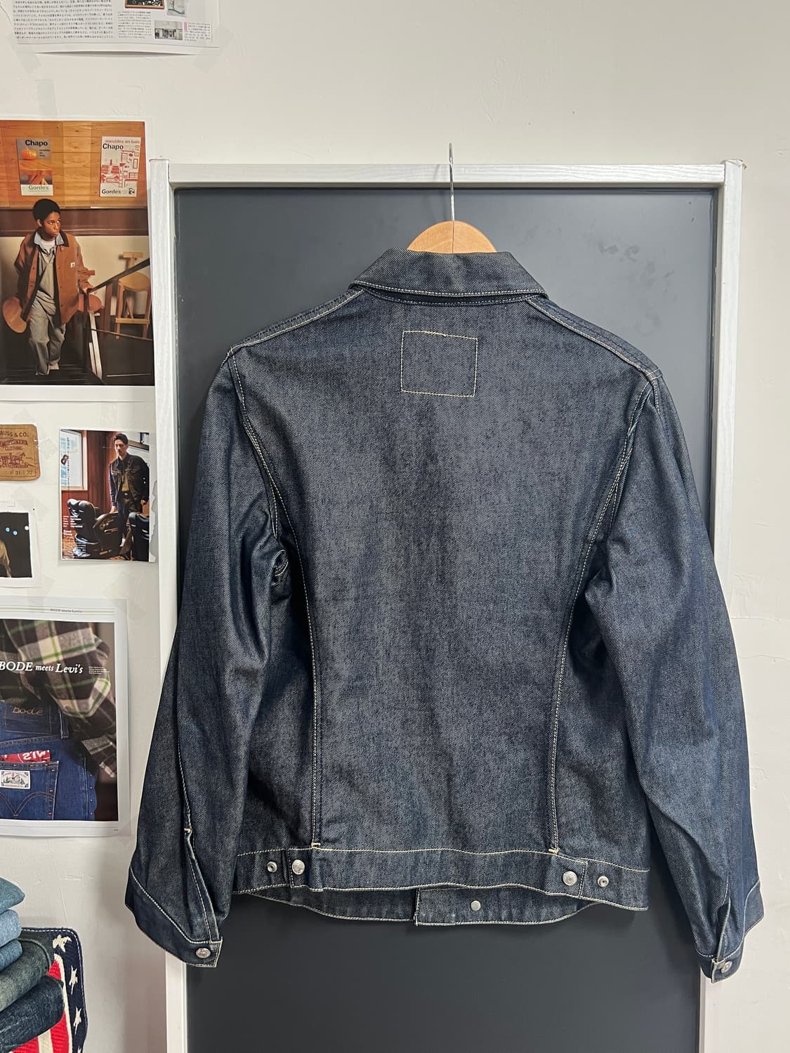 00s Levis 리바이스 엔지니어드 생지 데님 셔츠 상품이미지9
