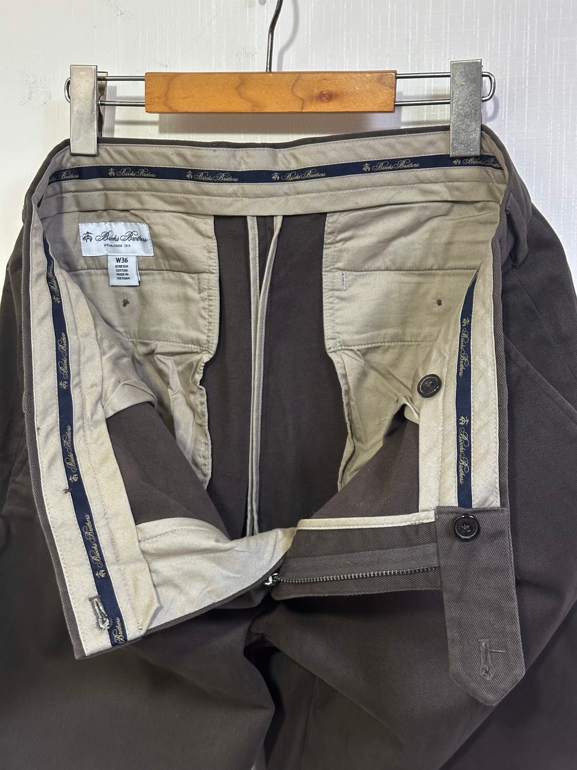 브룩스브라더스 스트레치 기모 추동 치노팬츠 36 상품이미지1