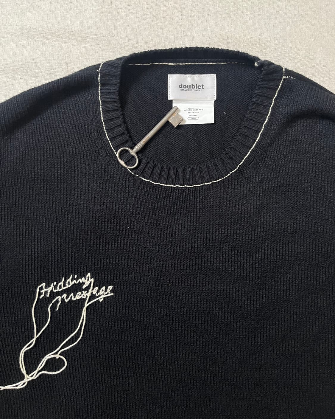 더블렛 20ss 히든메세지 코튼 니트 doublet 스웨터 상품이미지8