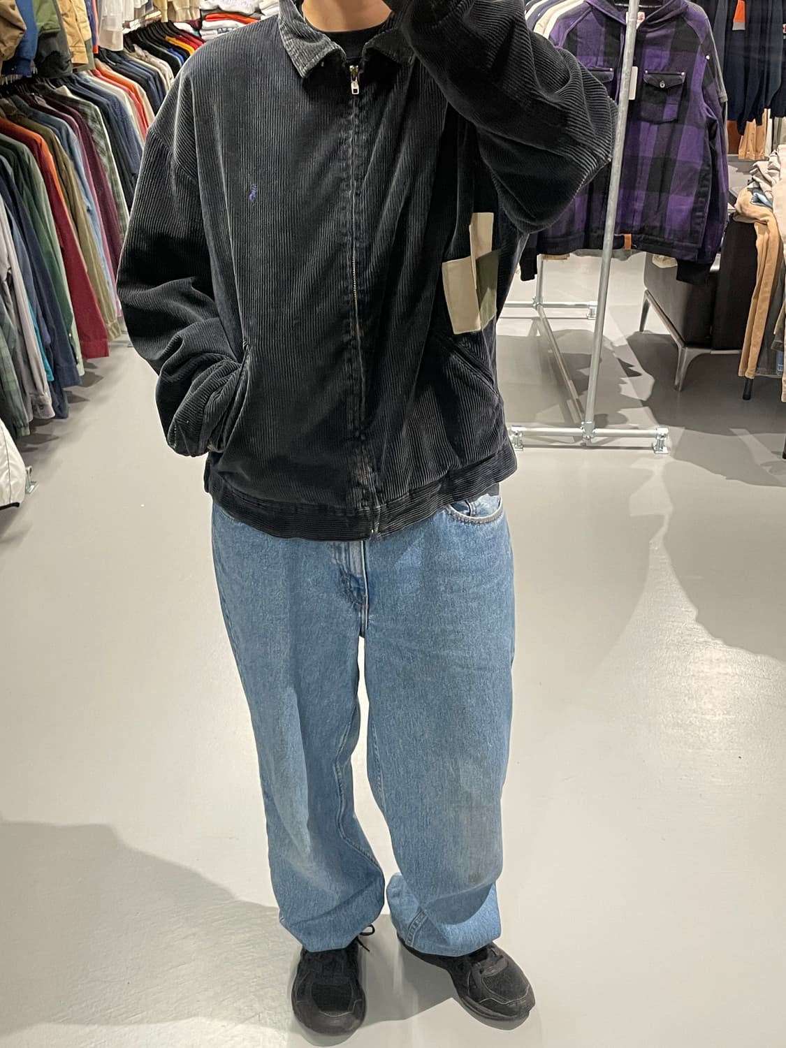 폴로 패치워크 코듀로이 자켓 상품이미지3