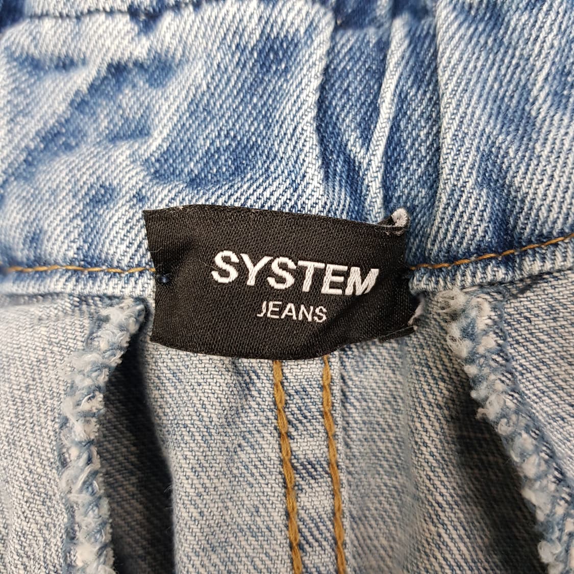 한섬 시스템 2023 언밸런스 헴 백밴딩 스커트 64-94사이즈 상품이미지5