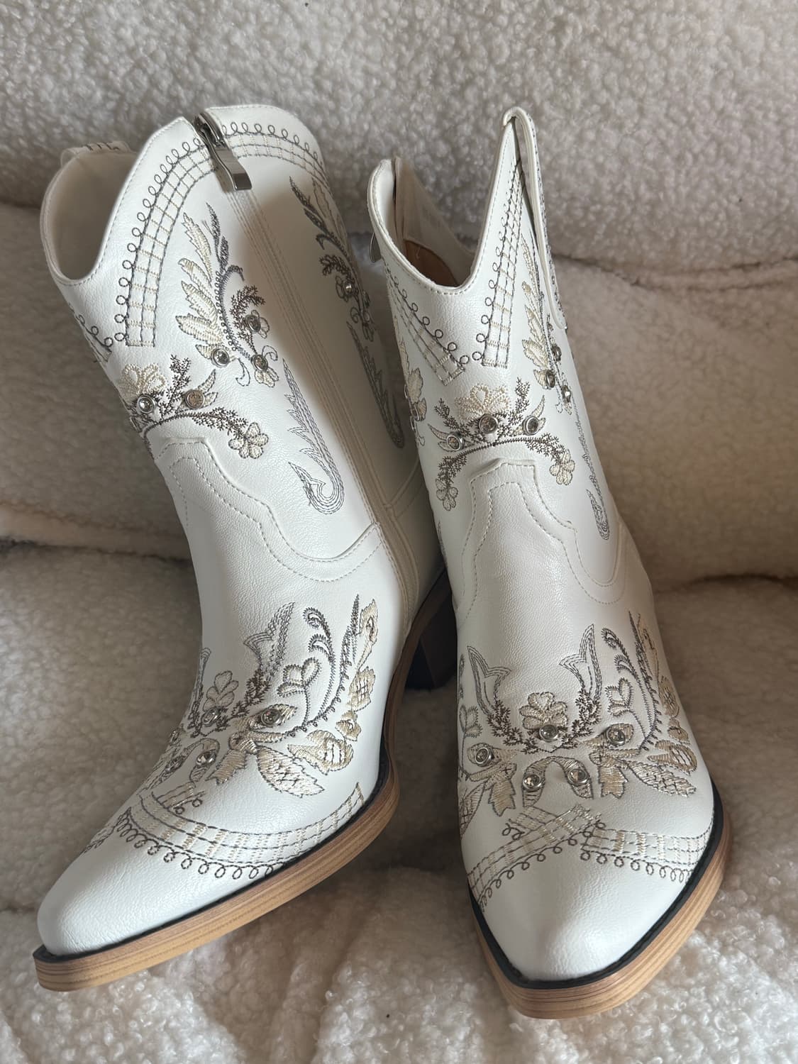 화이트 웨스턴 부츠 상품이미지2