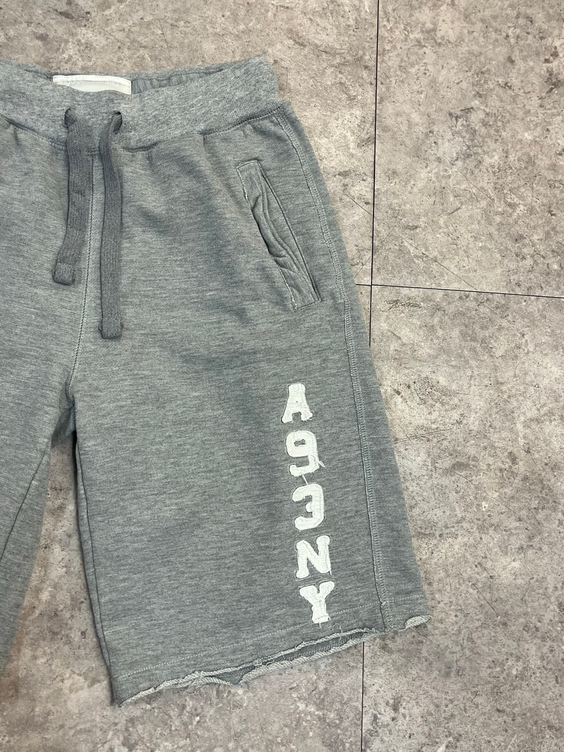 아베크롬비 밴딩 하프 팬츠 그레이 M #csz3421 상품이미지5