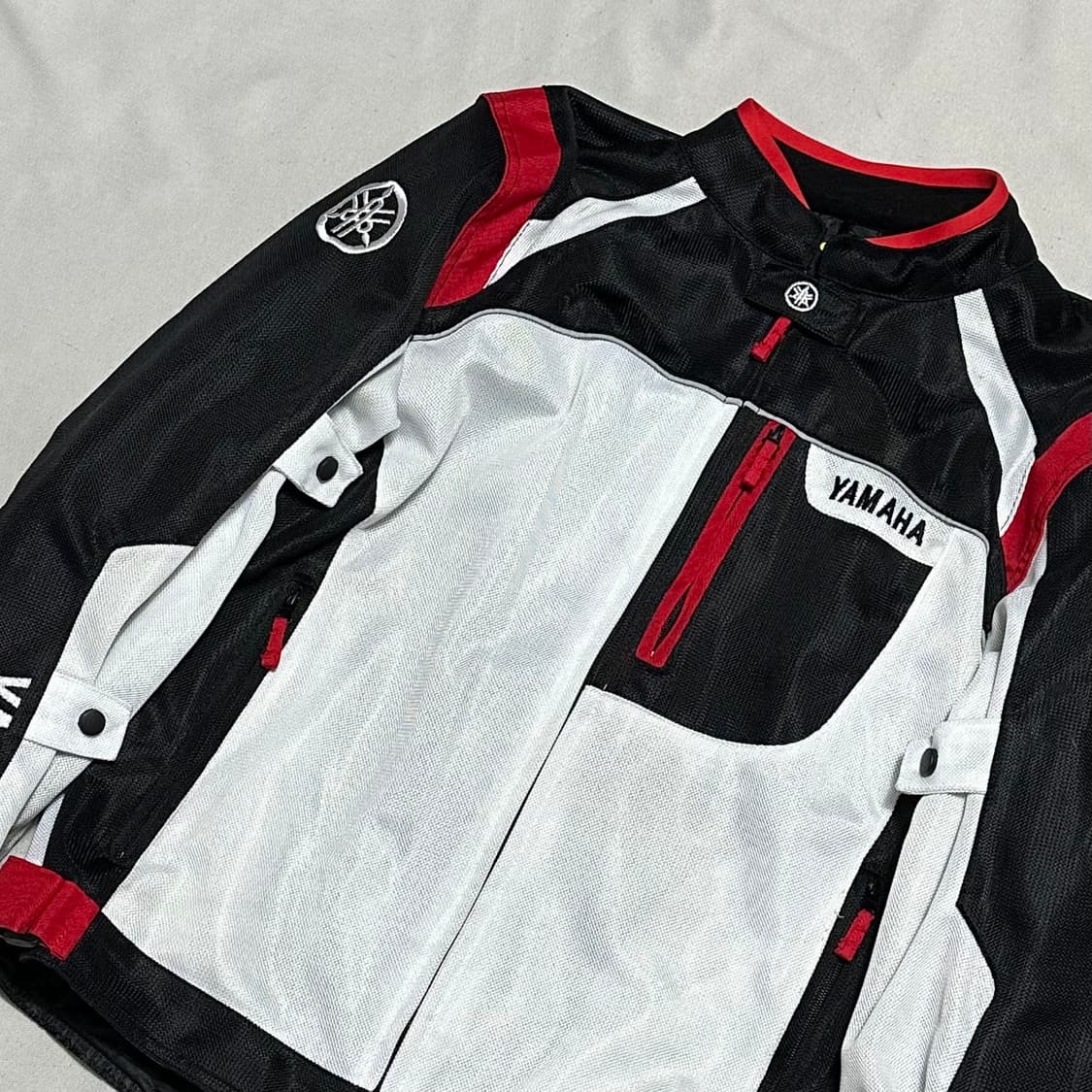 XXL 야마하 보호대 포함 메쉬 레이싱 자켓  상품이미지1
