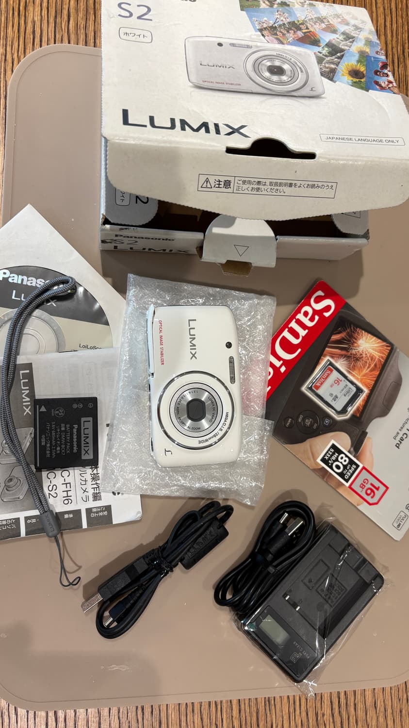 신품급 파나소닉 DMC-S2 흰색 빈티지디카/카메라 상품이미지1