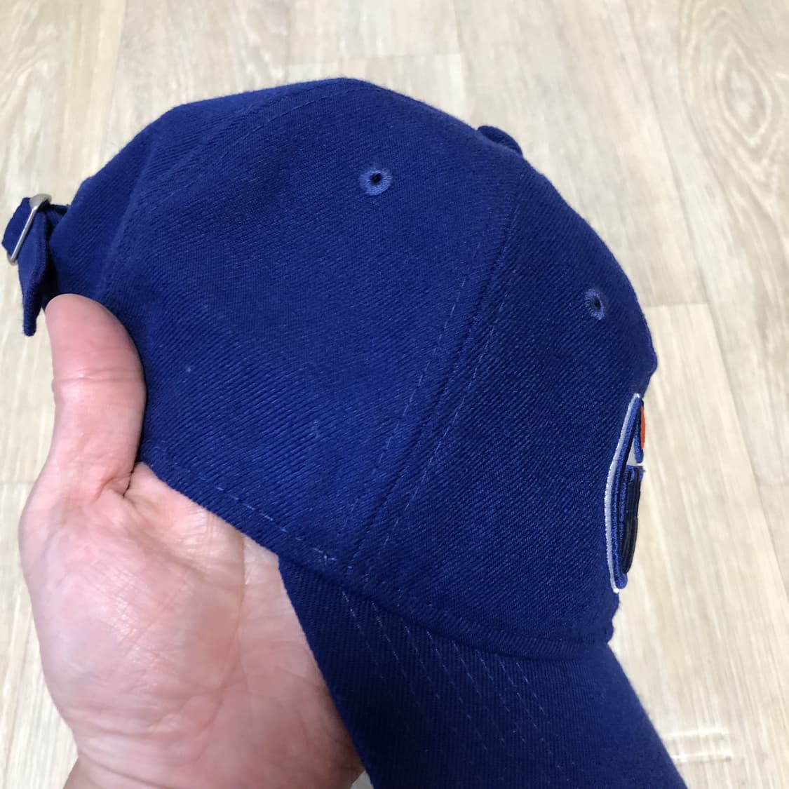 (OS) 뉴에라 NEW ERA NHL 에드먼턴 오일러스 볼캡 다크 로얄 상품이미지2