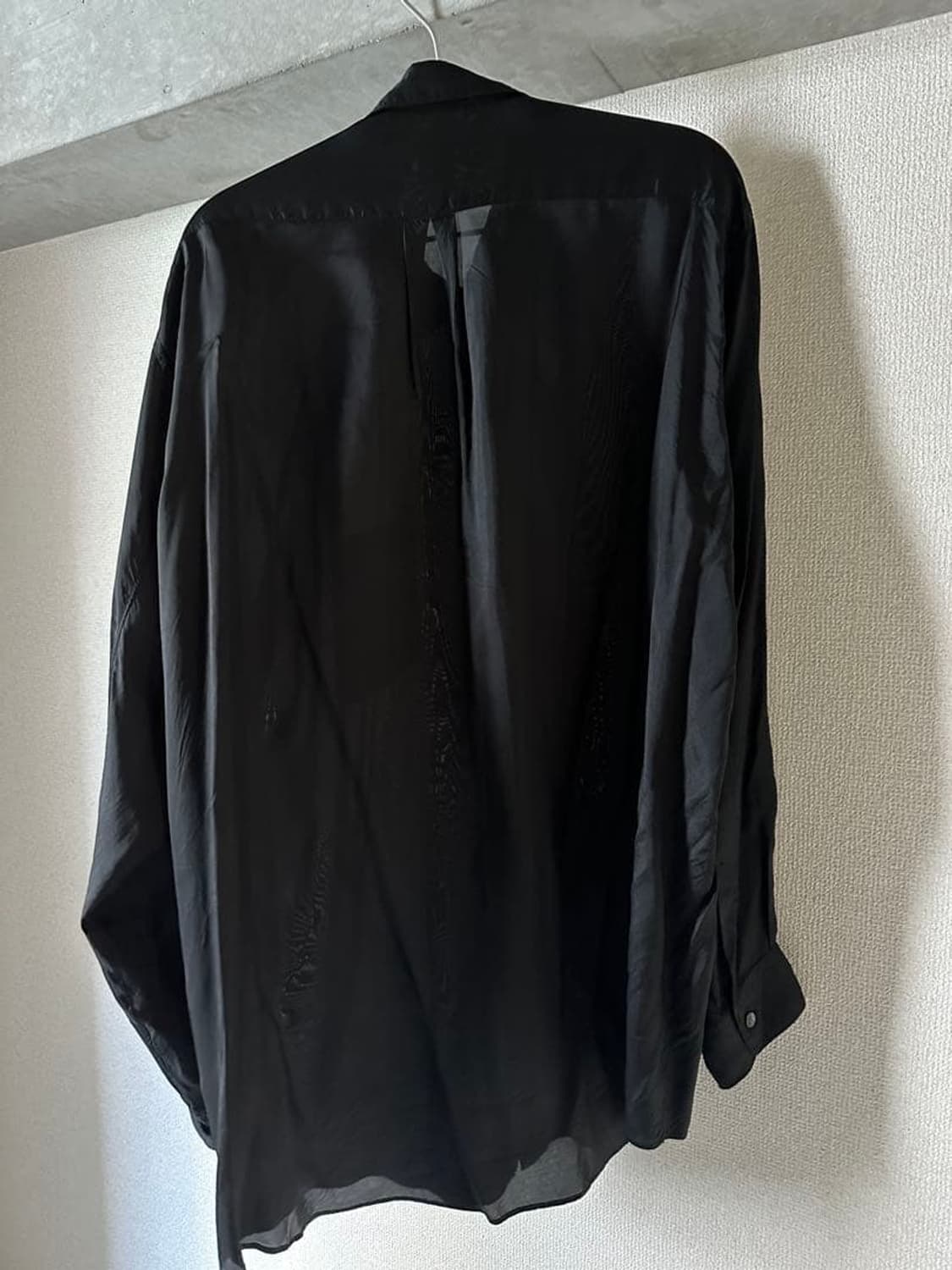 꼼데가르송 comme des garcons 큐프라 셔츠 블랙 XL 상품이미지2
