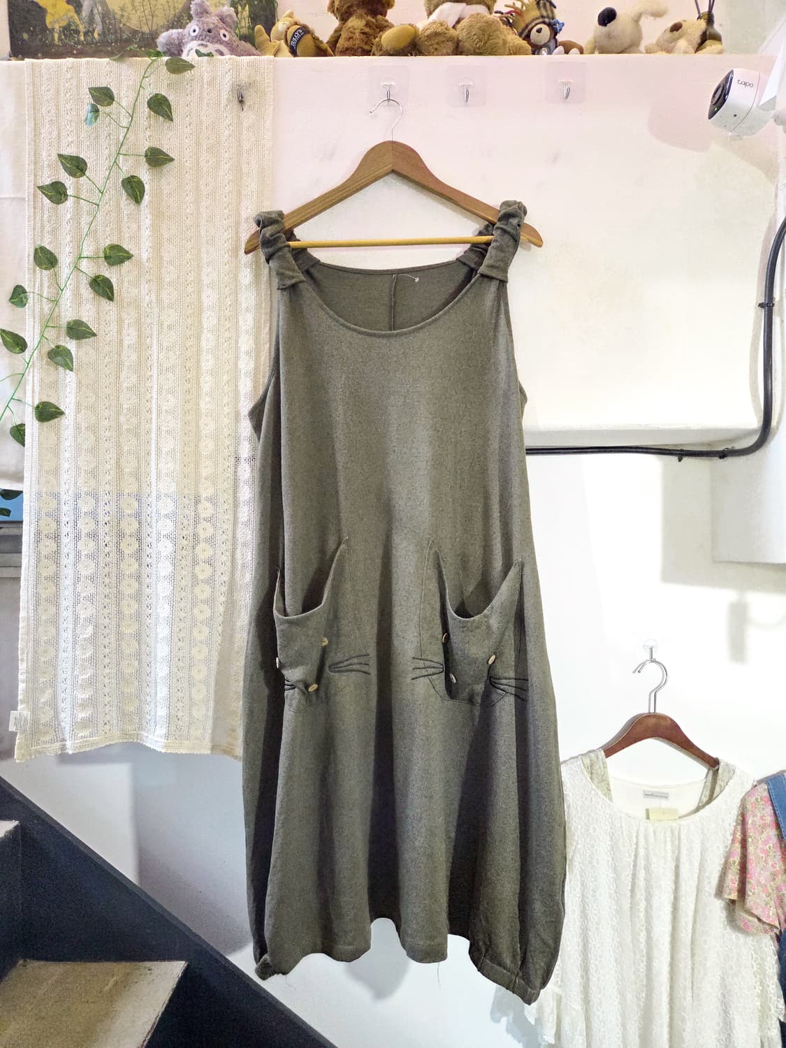 고양이 포켓 원피스 상품이미지1