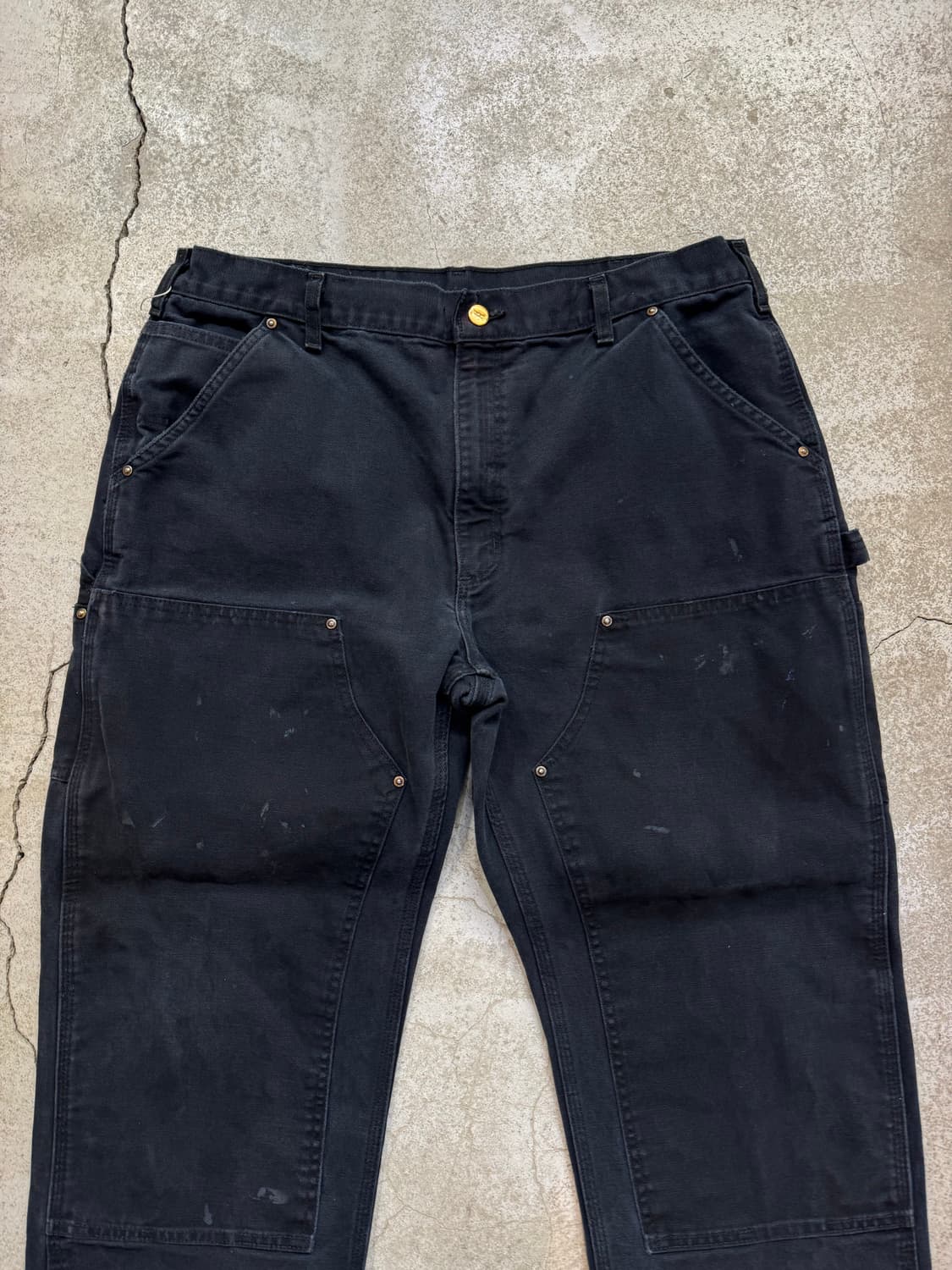 칼하트 B01 BLK BLK 더블니 워크팬츠 상품이미지3