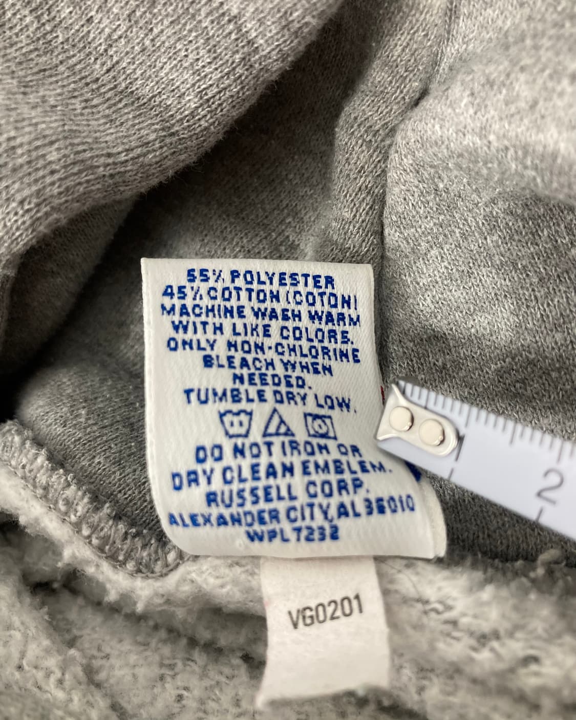90s Russell Hoodie (grey) 상품이미지4