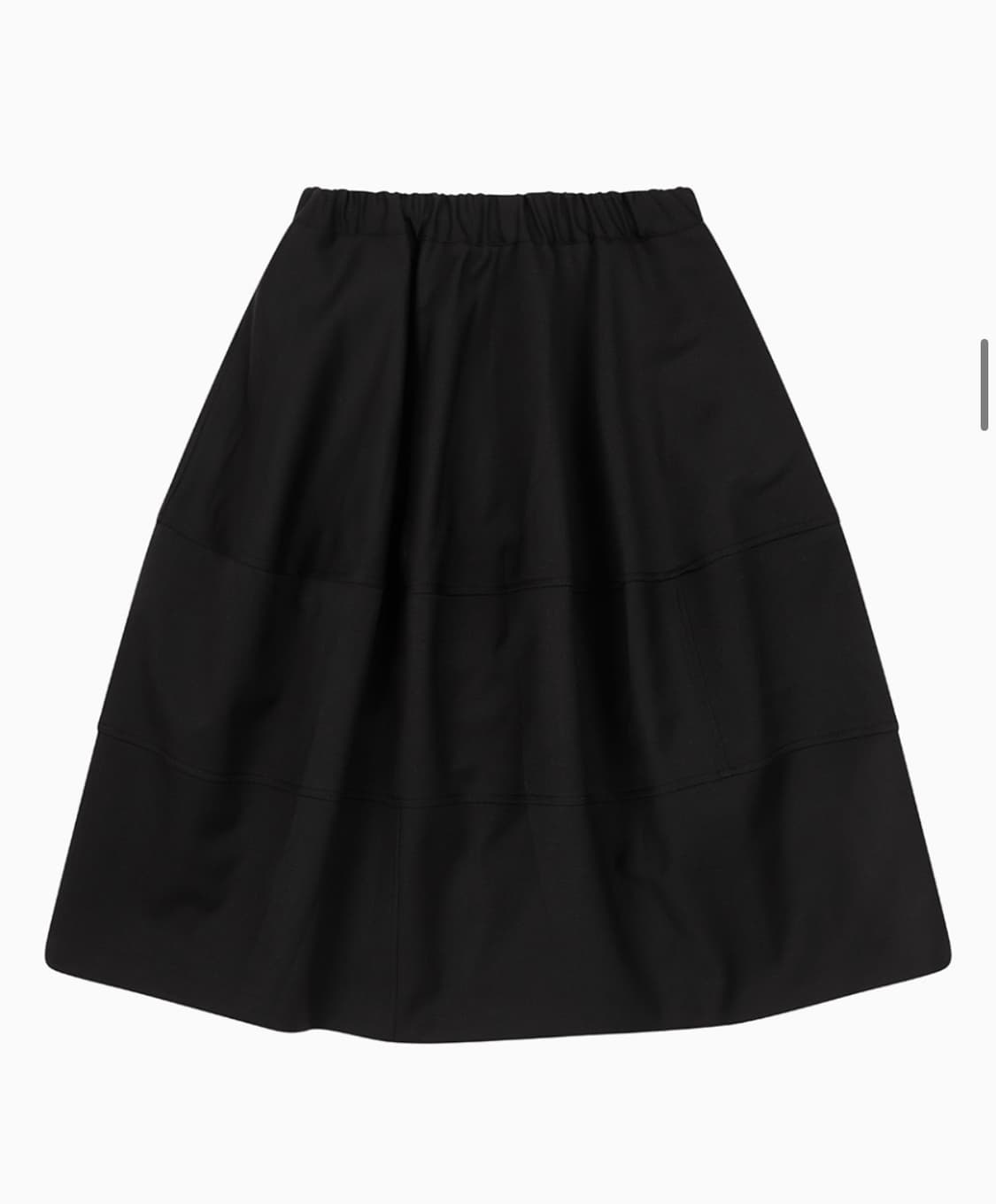 오헤시오 벌룬 밴딩 미디 스커트 상품이미지2