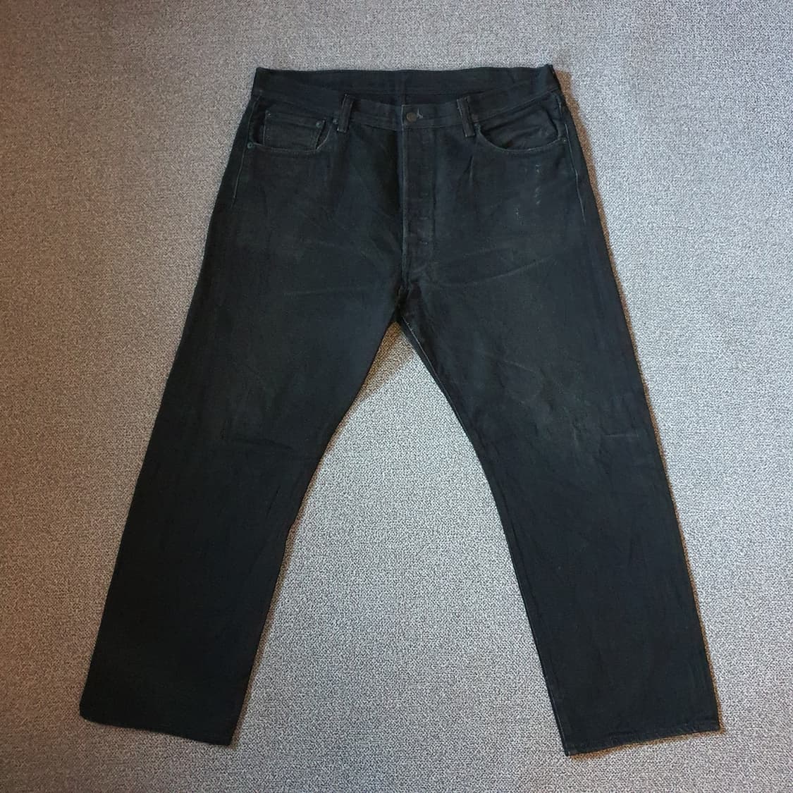 리바이스501 블랙 데님 팬츠 상품이미지1