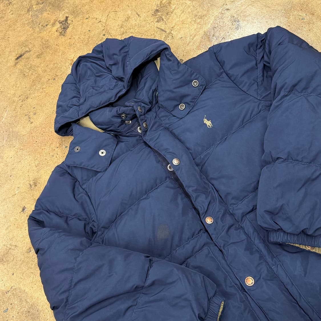 폴로 랄프로렌 네이비 숏패딩  상품이미지1