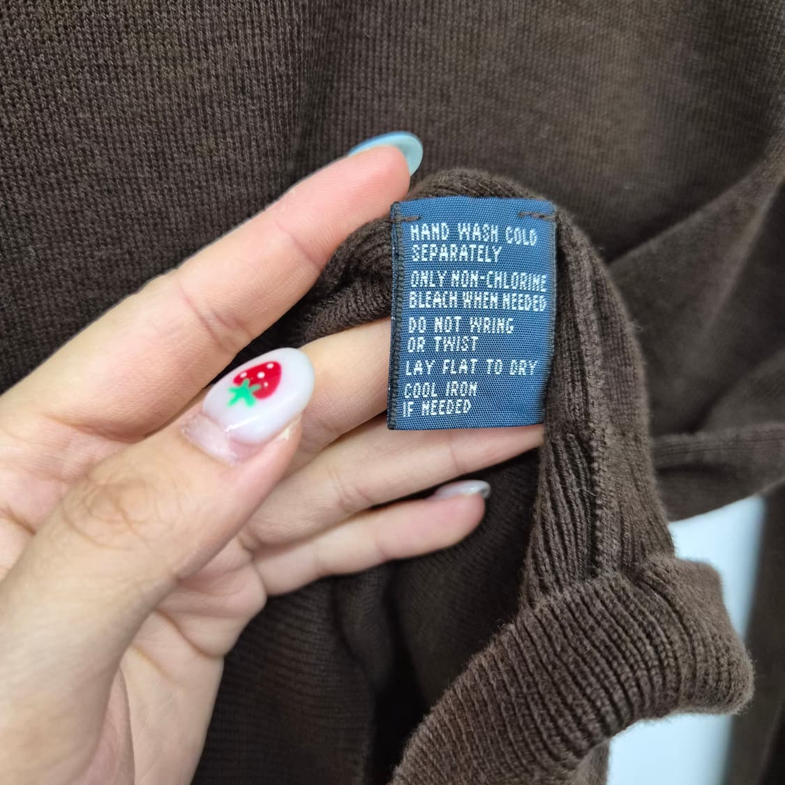 폴로 랄프로렌 브라운 니트 남여공용 S 상품이미지4