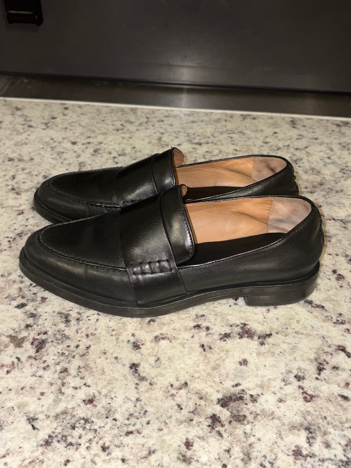 COS 블랙 레더 로퍼 37 상품이미지6