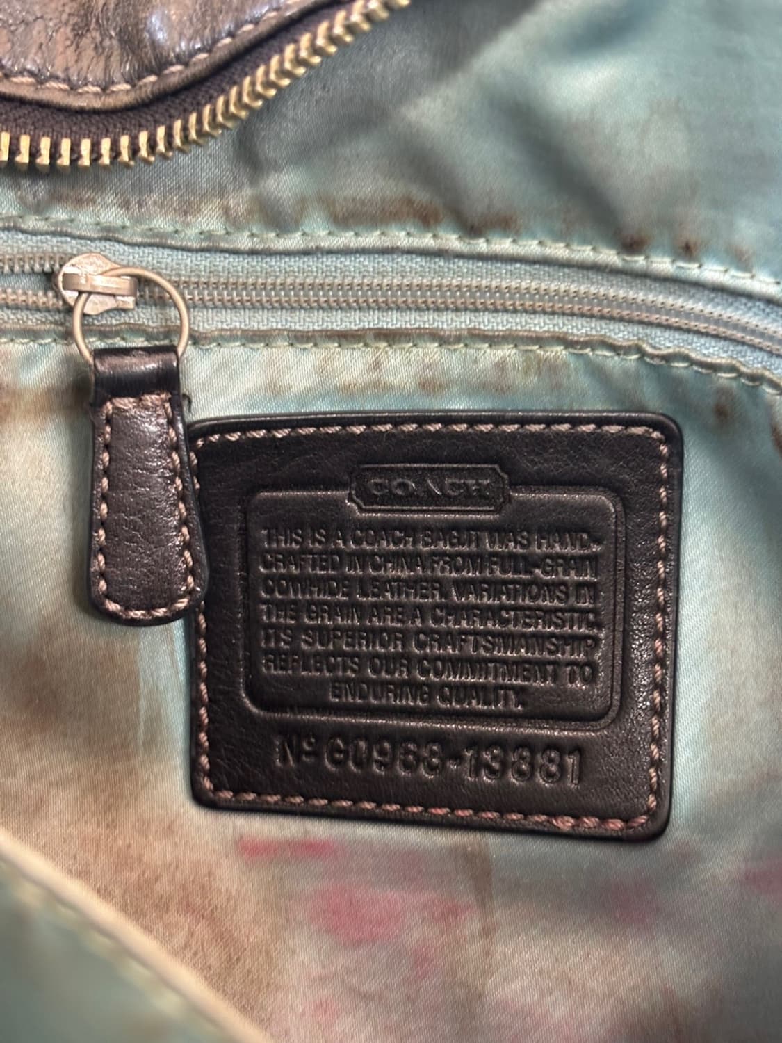 Old Coach Leather Bag 상품이미지9