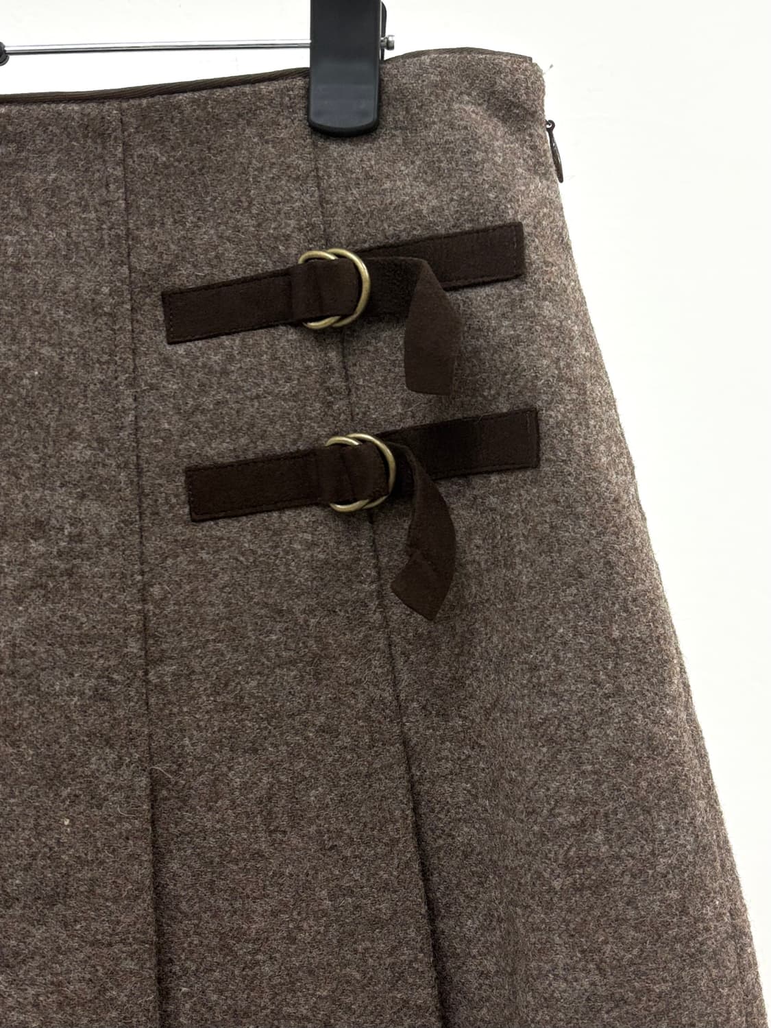 빈티지 브라운 울 스커트 상품이미지5