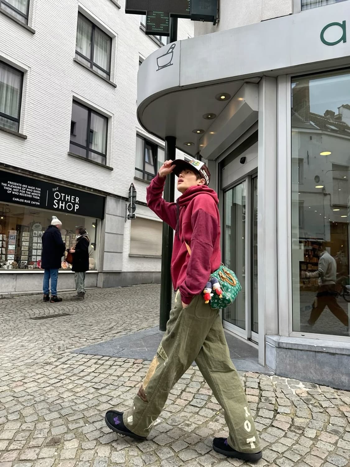 나이키 테크팩 후드집업 버건디 상품이미지3