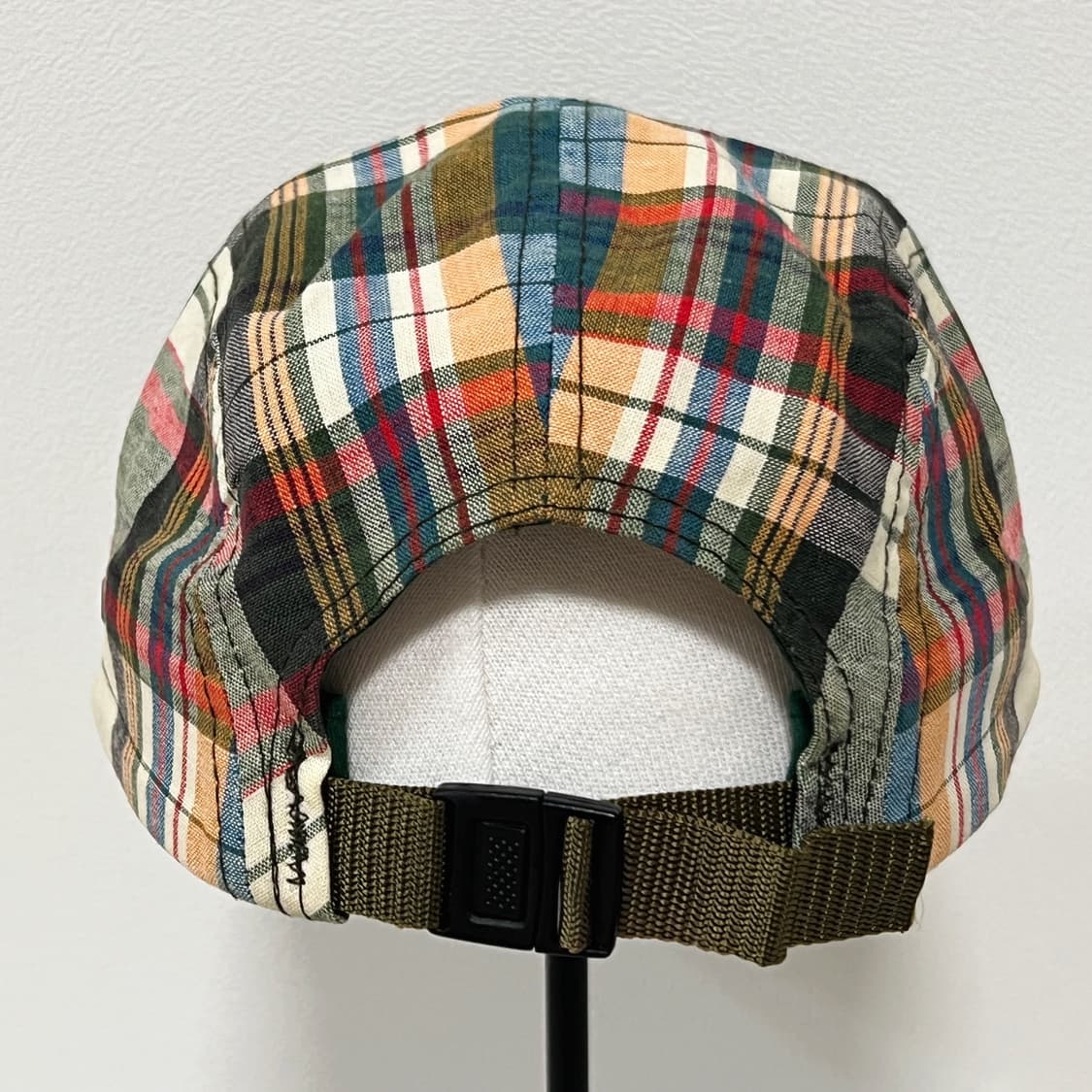 슈프림 2005 체크 패턴 5패널 캠프캡  상품이미지3