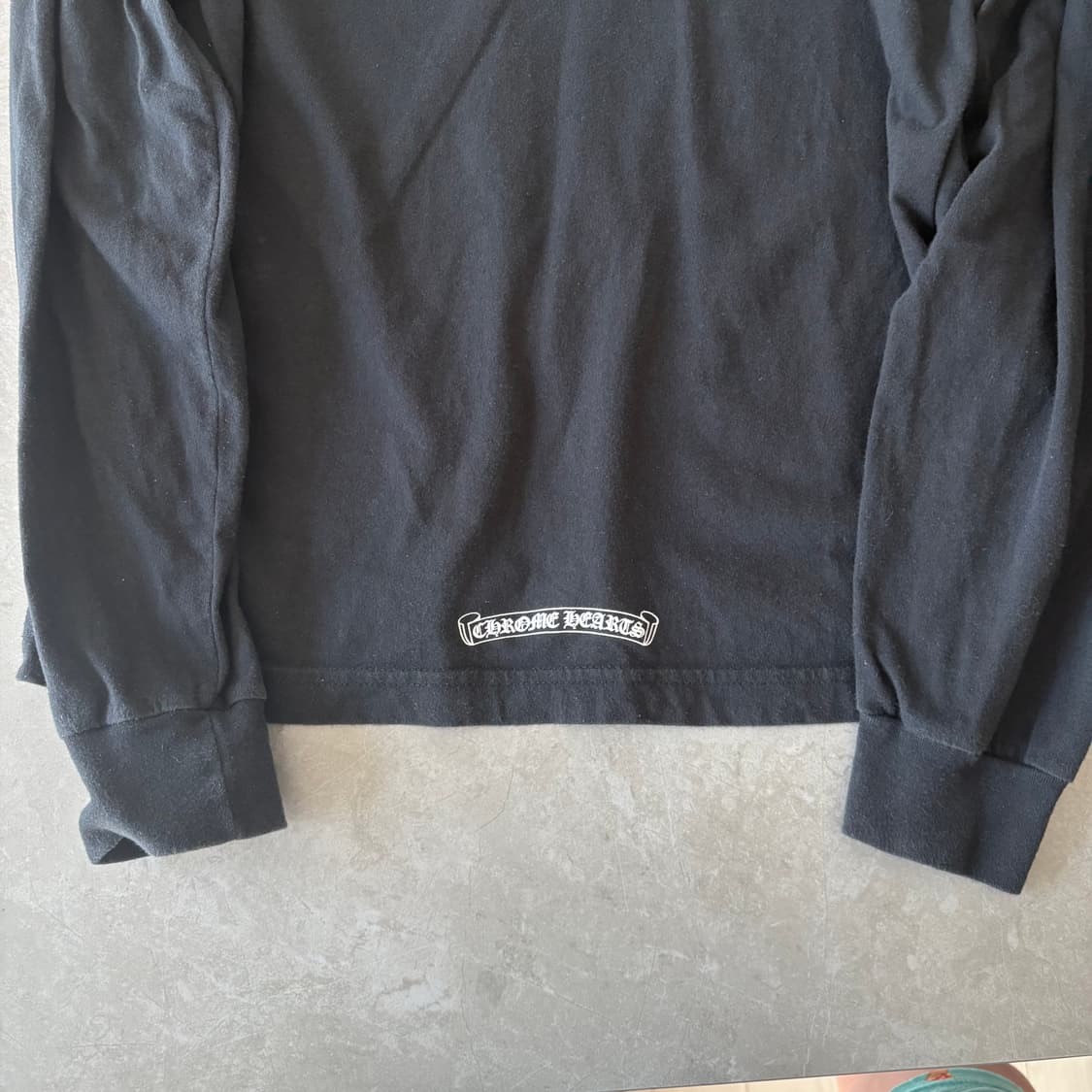 크롬하츠 스크립트 레터 로고 롱슬리브 L 상품이미지2