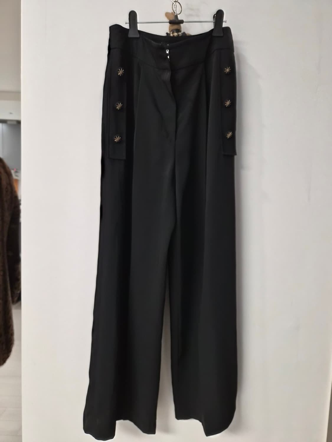 [EGOIST] 에고이스트 골드 스타 버튼 와이드 슬랙스 (사이즈 55) 상품이미지1