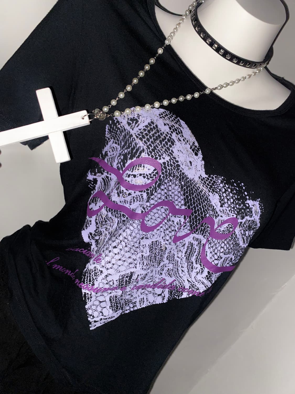 Heart Snake y2k T-shirt 상품이미지3