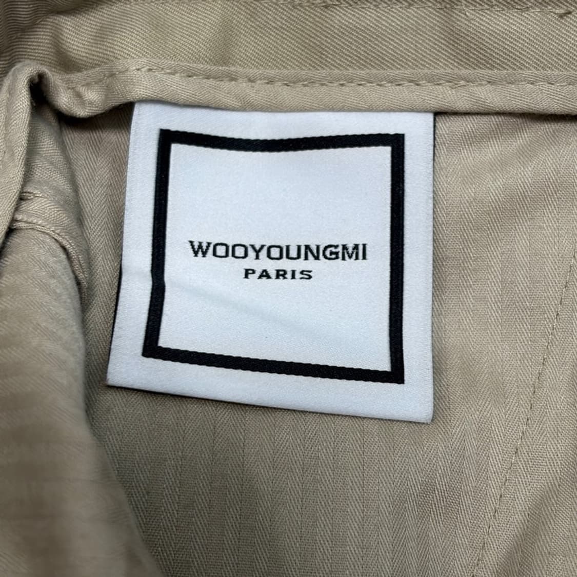 WOOYOUNGMI 18ss 베이지 카고팬츠 46 상품이미지5