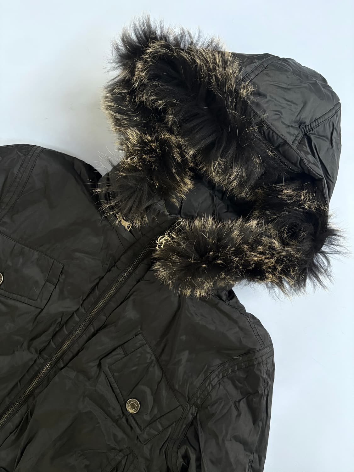 캘빈클라인 빈티지 야상 숏패딩 상품이미지1