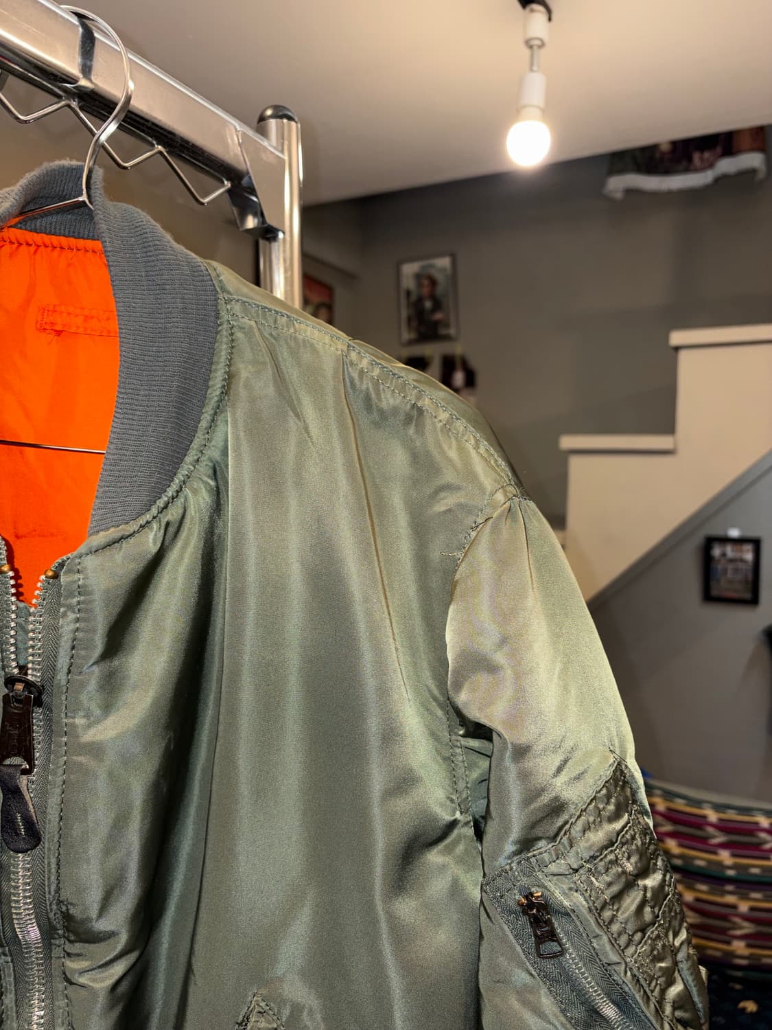 90’s Alpha Industries Ma-1 USA jacket 상품이미지7