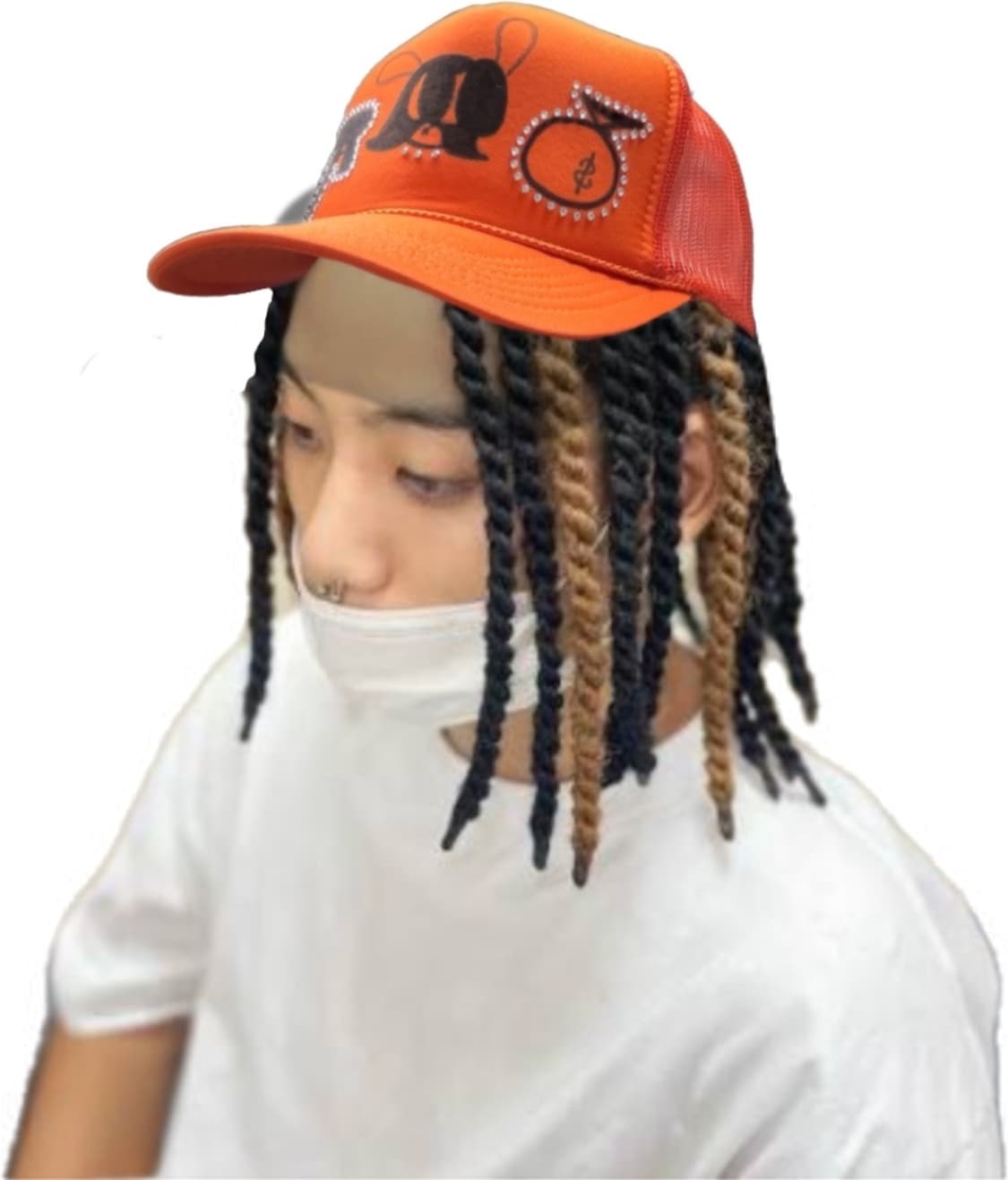 Skoloct 갱 머니 💲🔫스냅백 오렌지 상품이미지1