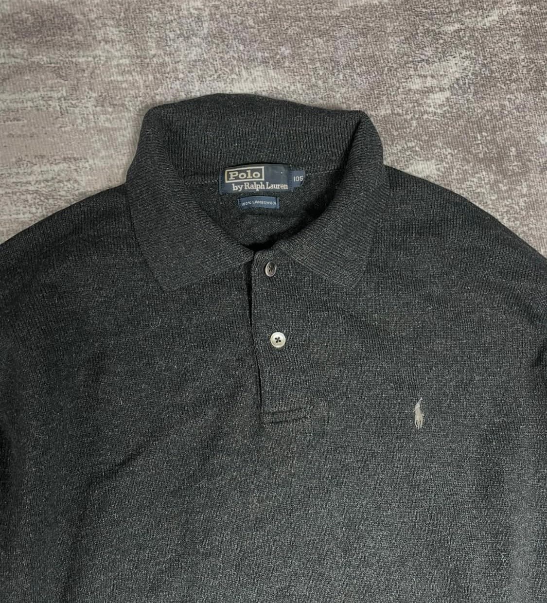 90s Polo RL  램스울 카라넥 니트 상품이미지2