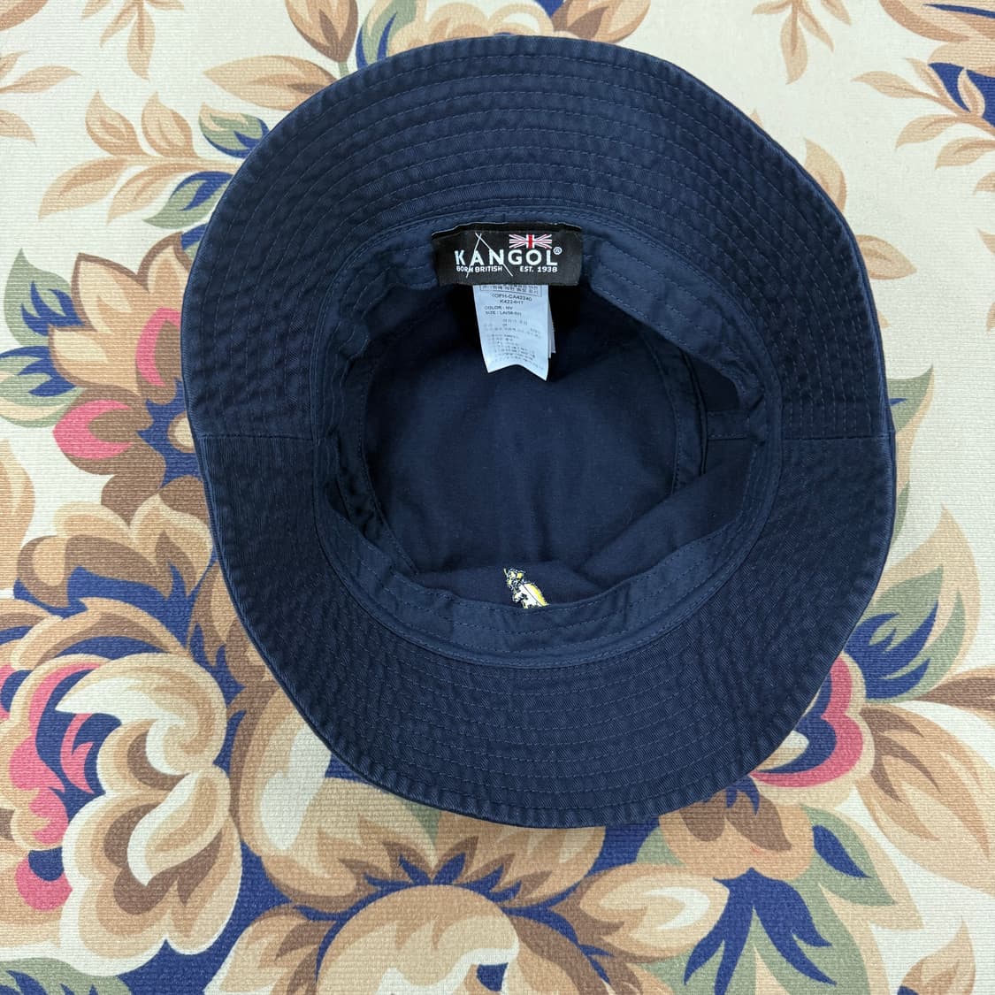 (L)캉골 Kangol 코튼 버킷햇(네이비) 상품이미지3