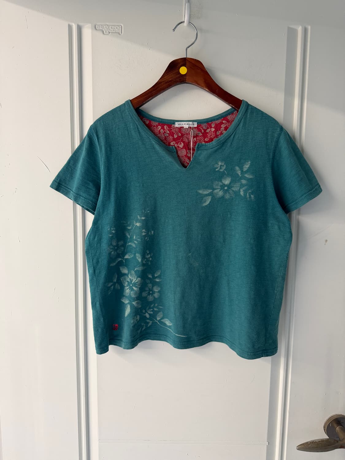 일본빈티지 하구미 에스닉 반팔티 상품이미지2