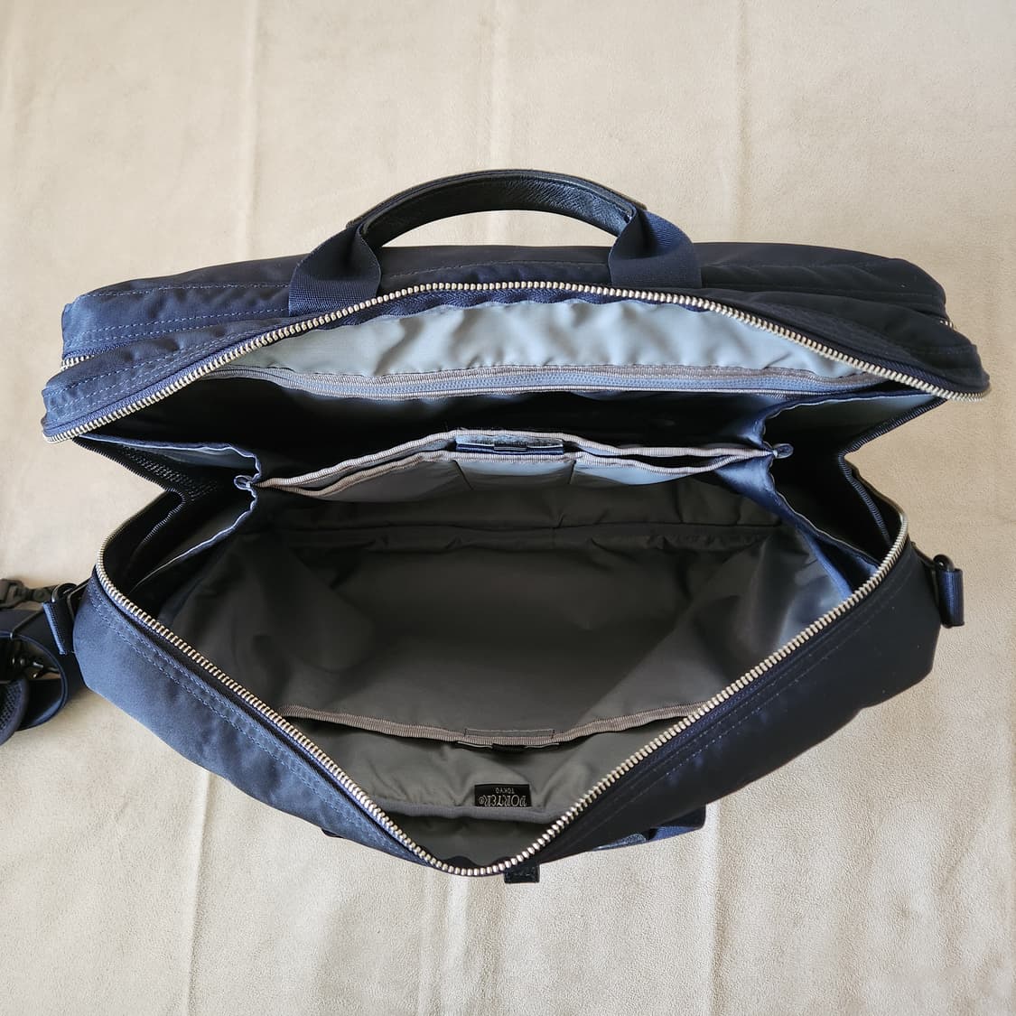 요시다 포터 Porter 리프트 2way 브리프케이스 네이비 상품이미지7
