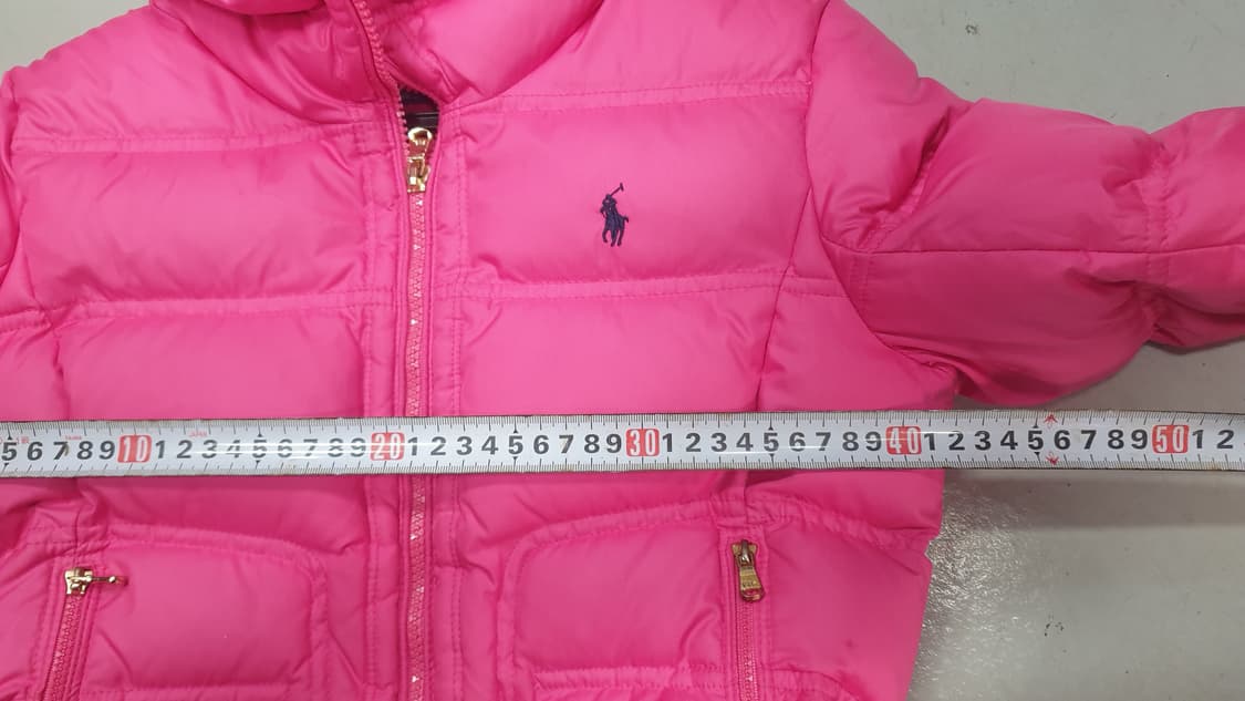 폴로 랄프로렌 아동 핑크 패딩 M (8-10) 상품이미지6