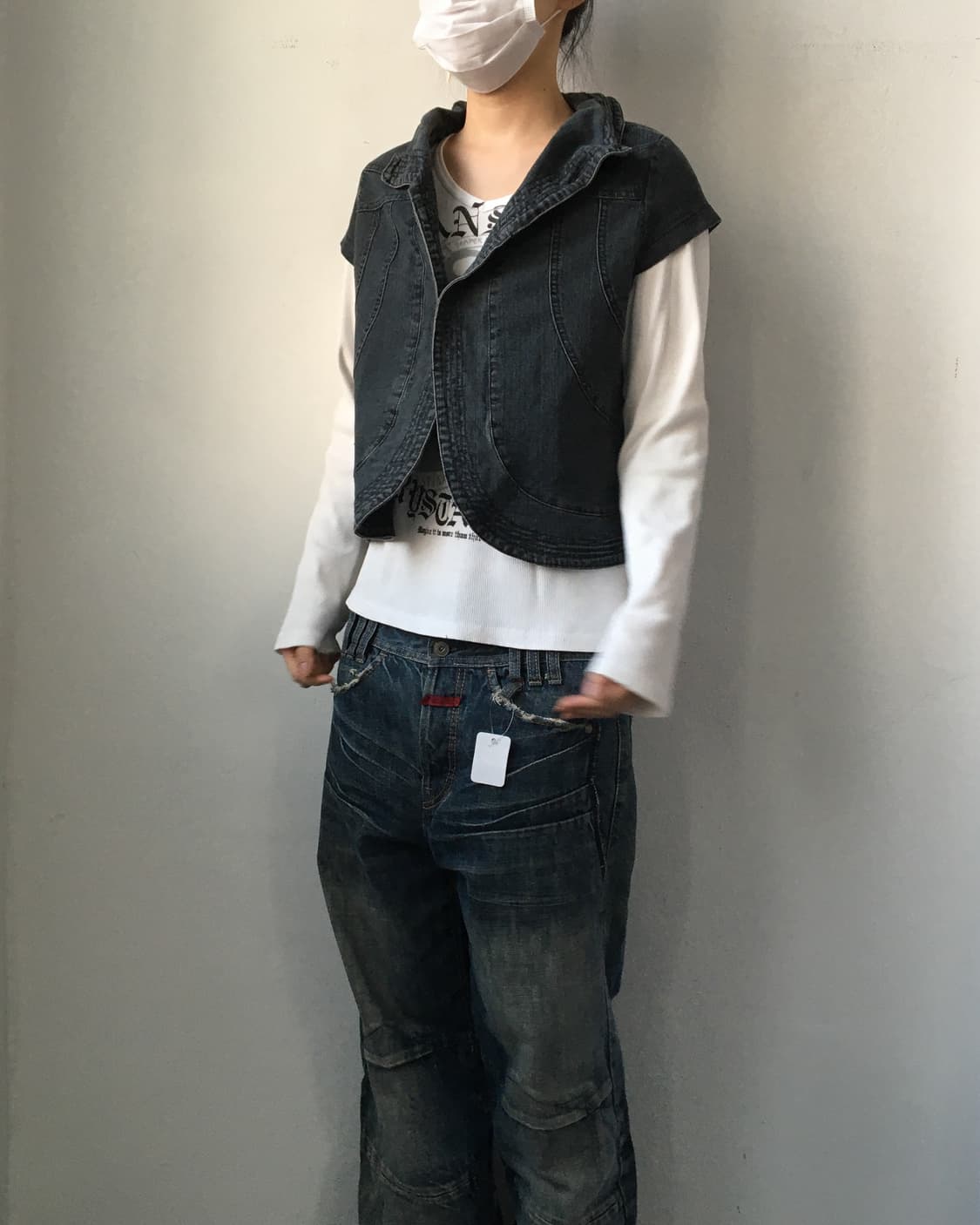 Line detail half sleeve jacket 상품이미지5