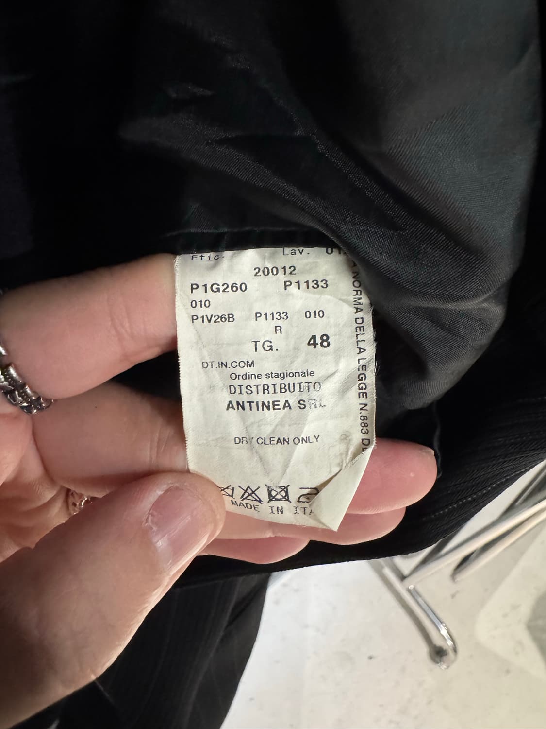 엠포리오 아르마니 스트라이프 3B 수트 셋업  상품이미지6