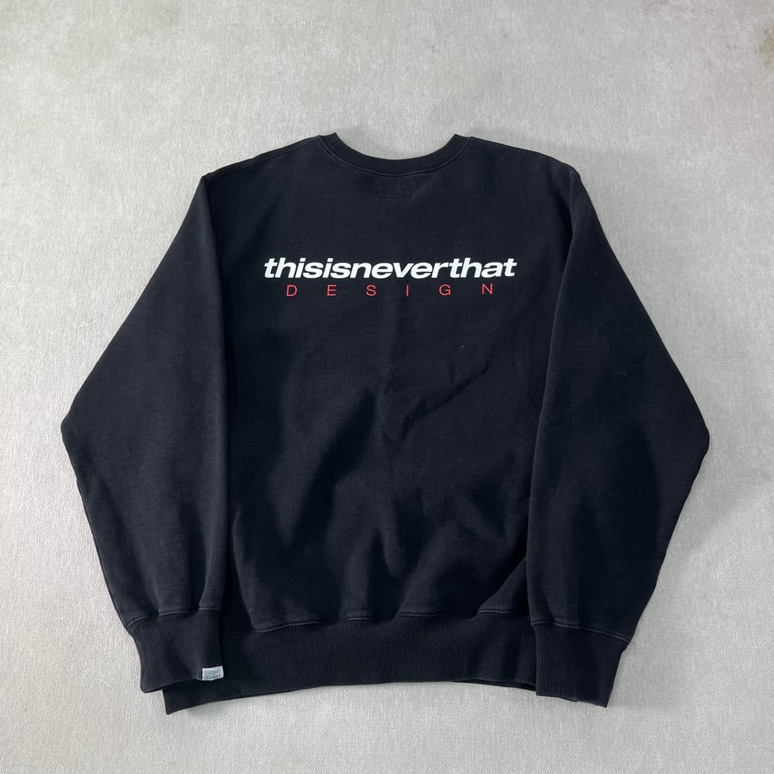 100 디스이즈네버댓 백로고 맨투맨 상품이미지1