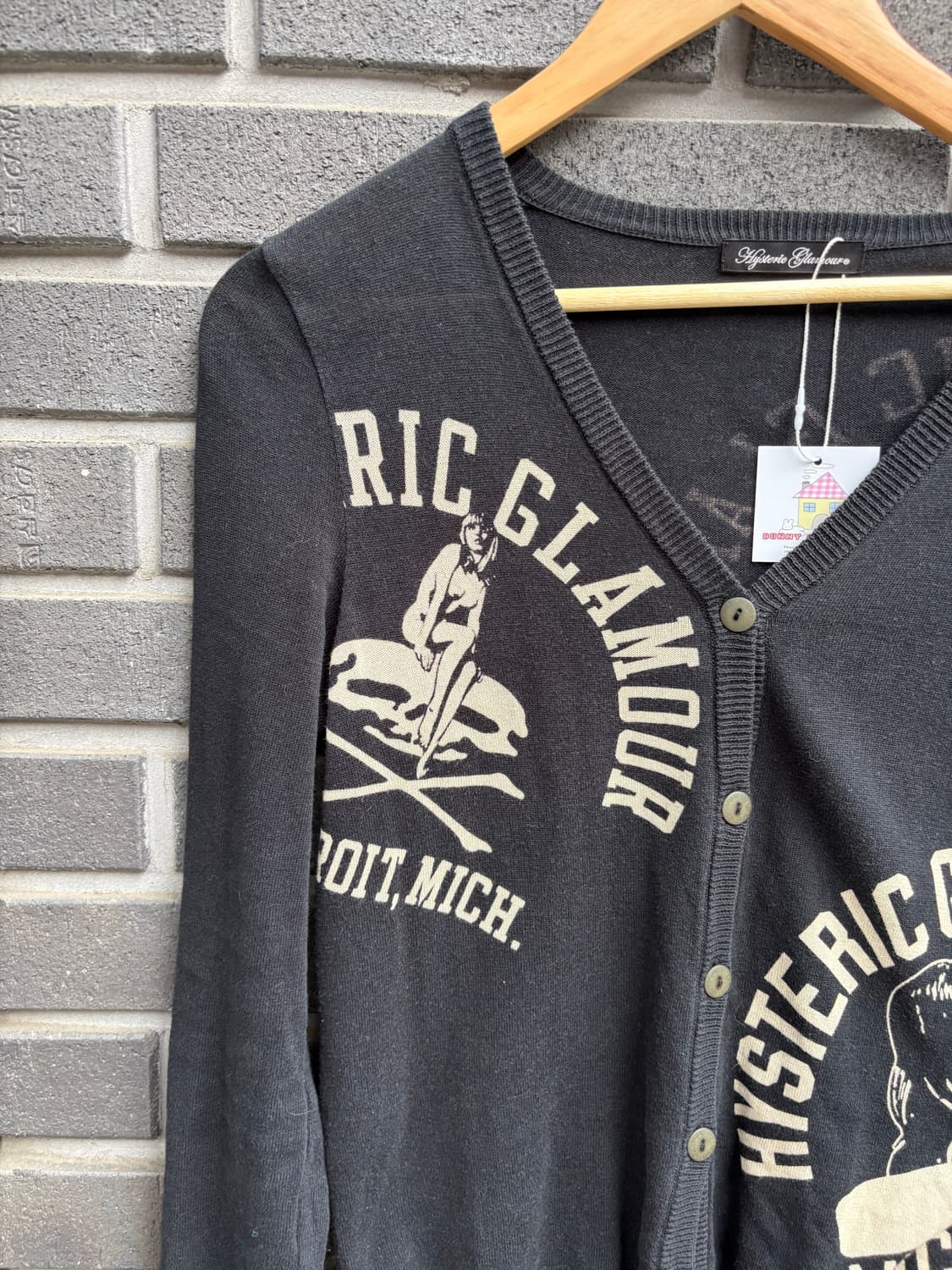 히스테릭글래머 히스걸 블랙 가디건 상품이미지6