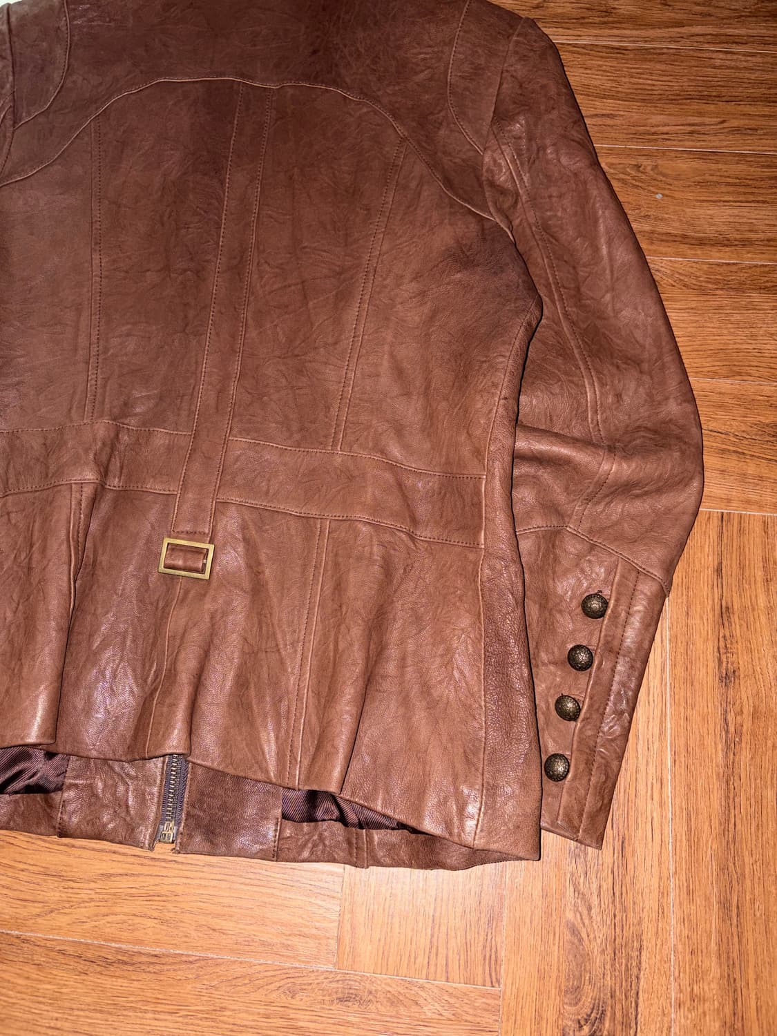 빈티지 양가죽 레더자켓 상품이미지8