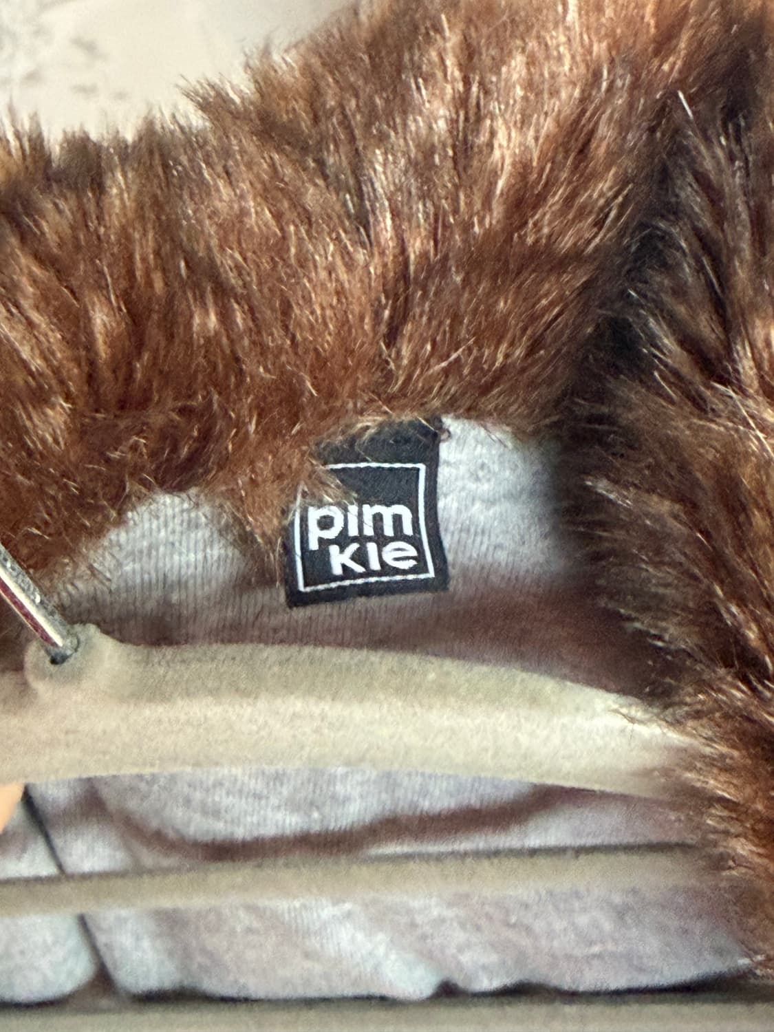 라떼갸루 털 니트 후드집업 상품이미지5