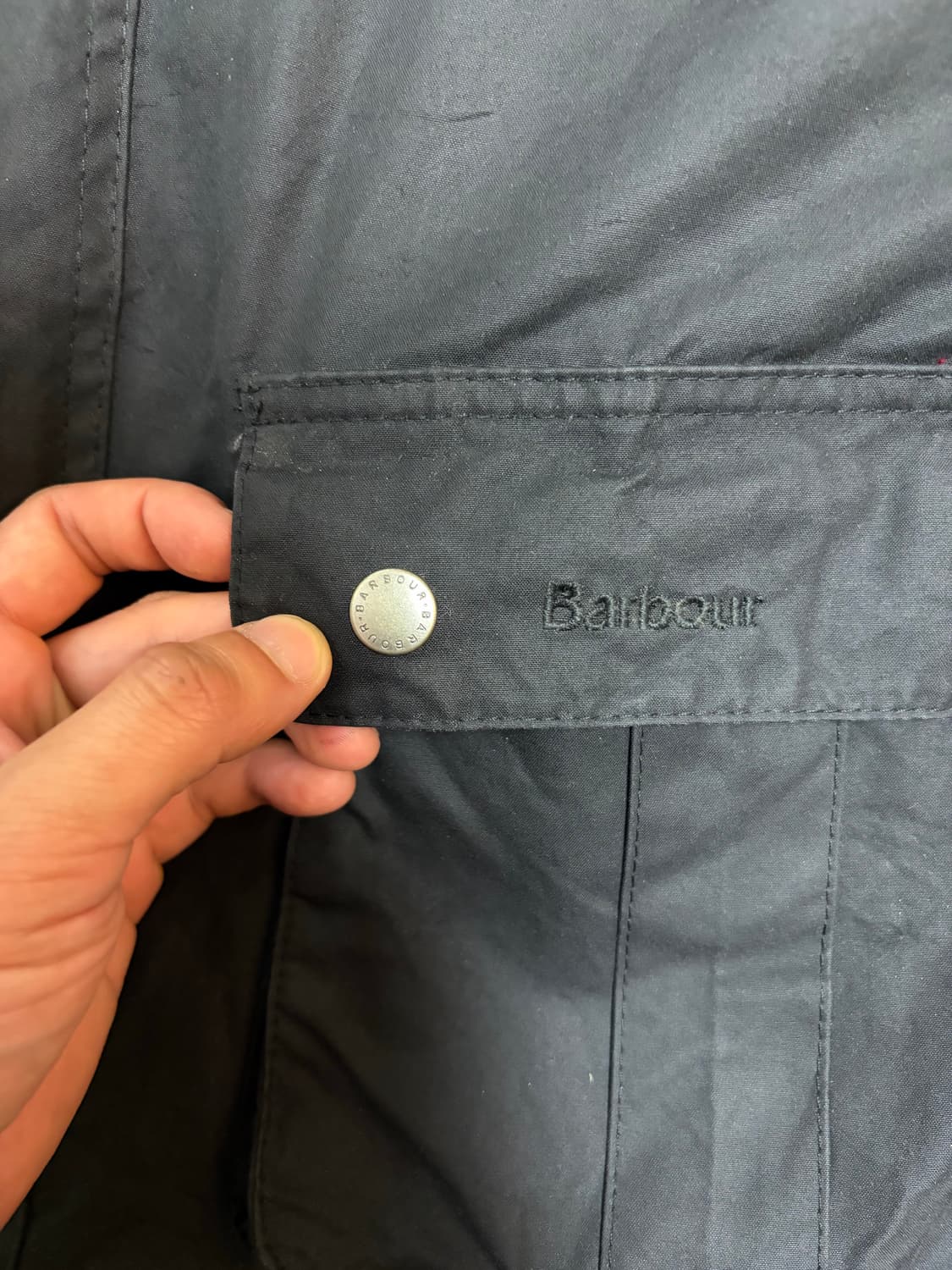 Barbour 바버 인터네셔널 듀크 왁스 자켓 블랙 상품이미지4