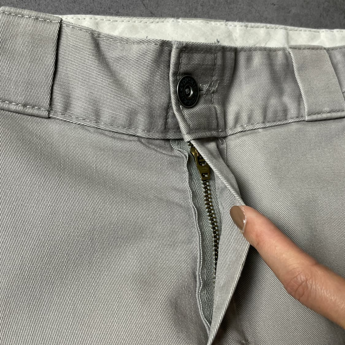 DICKIES 디키즈 라이트그레이 더블니 워크 팬츠 A00875 상품이미지3