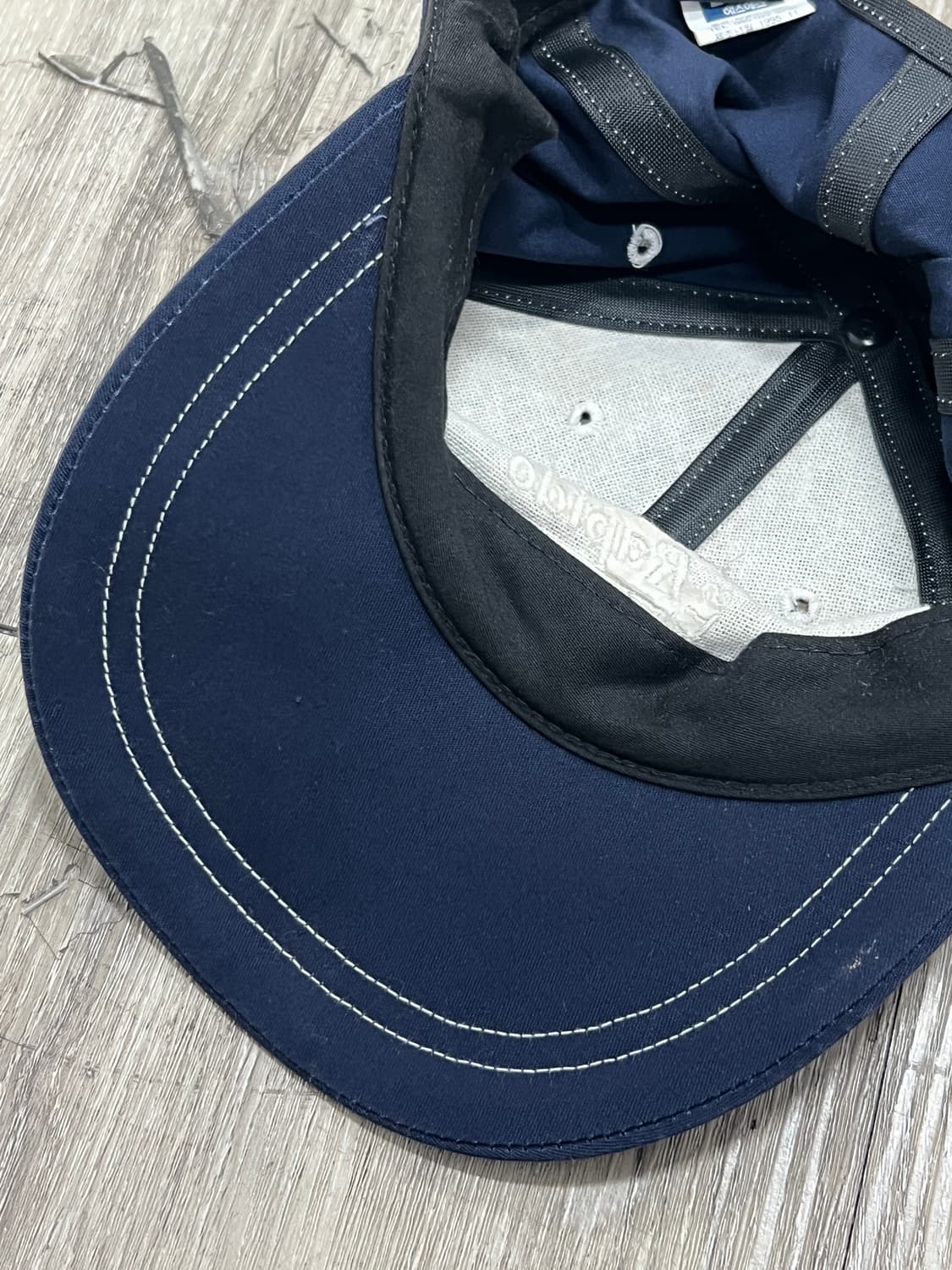 90s Vintage 라피도 빈티지 네이비 캠프 캡 상품이미지7