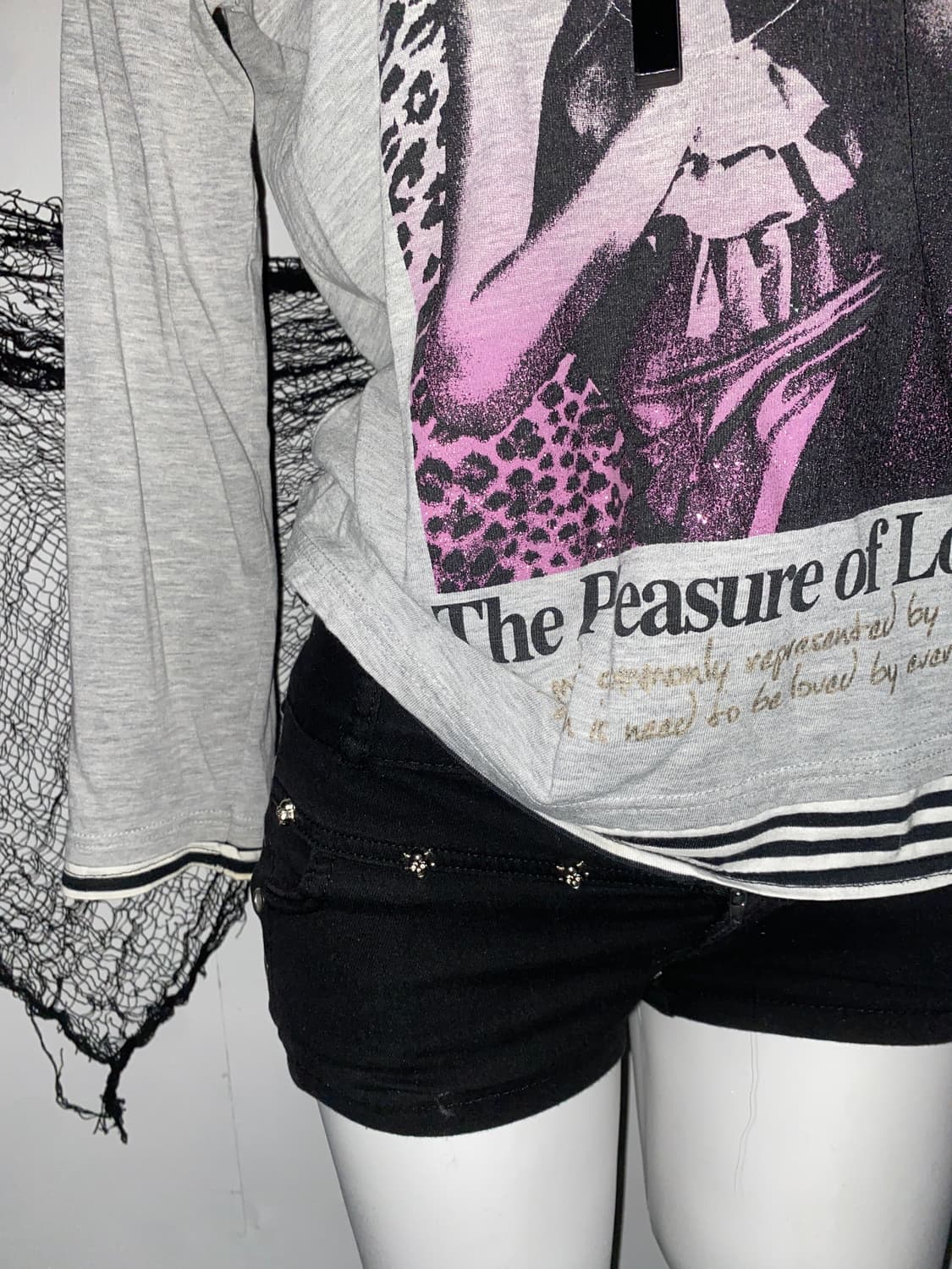 갸루 펑투케 스트라이프 롱슬리브 ໒꒱ 상품이미지5