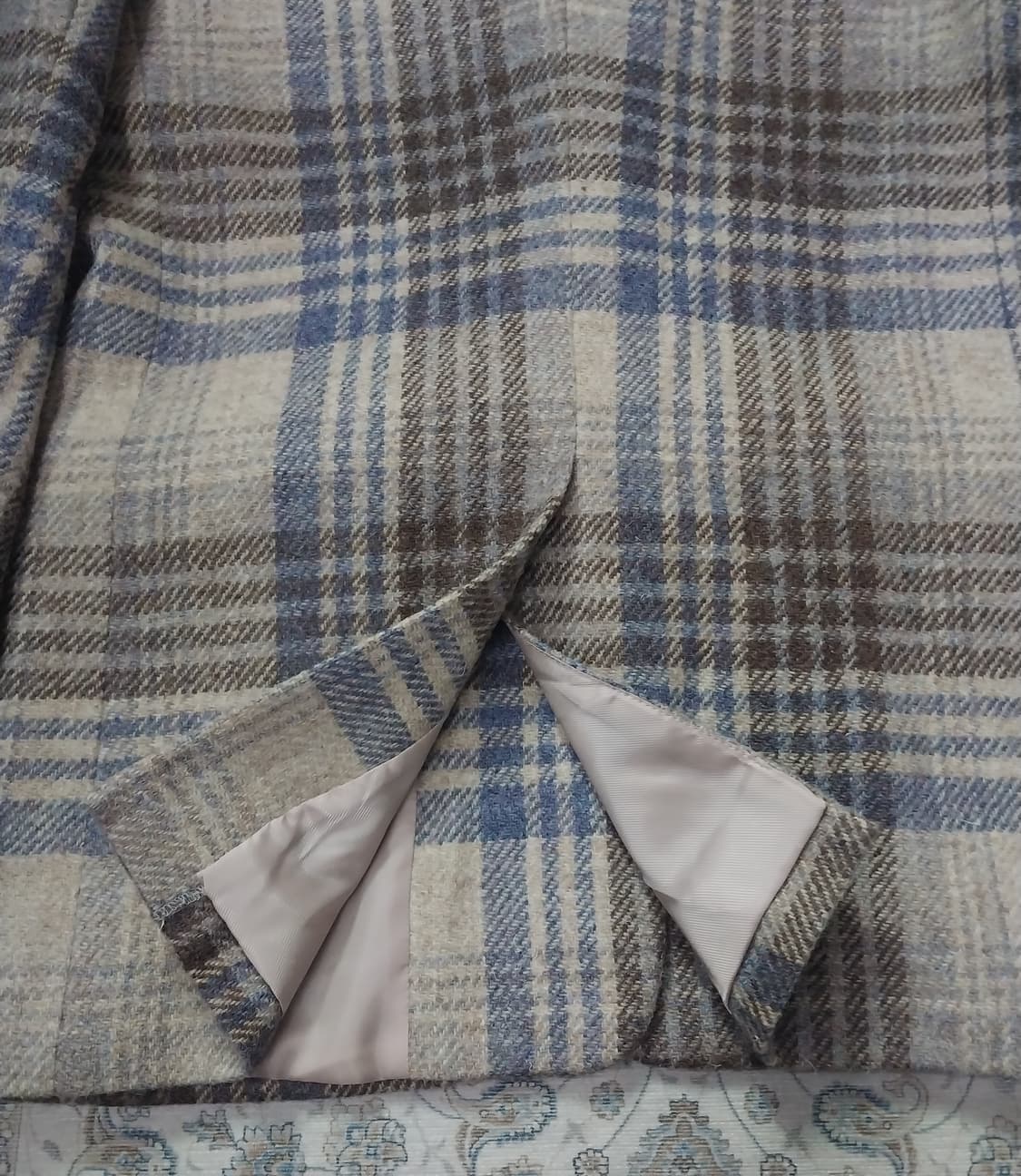 (새상품) 바이미나 해리스트위드 체크 울 자켓 66까지 상품이미지5