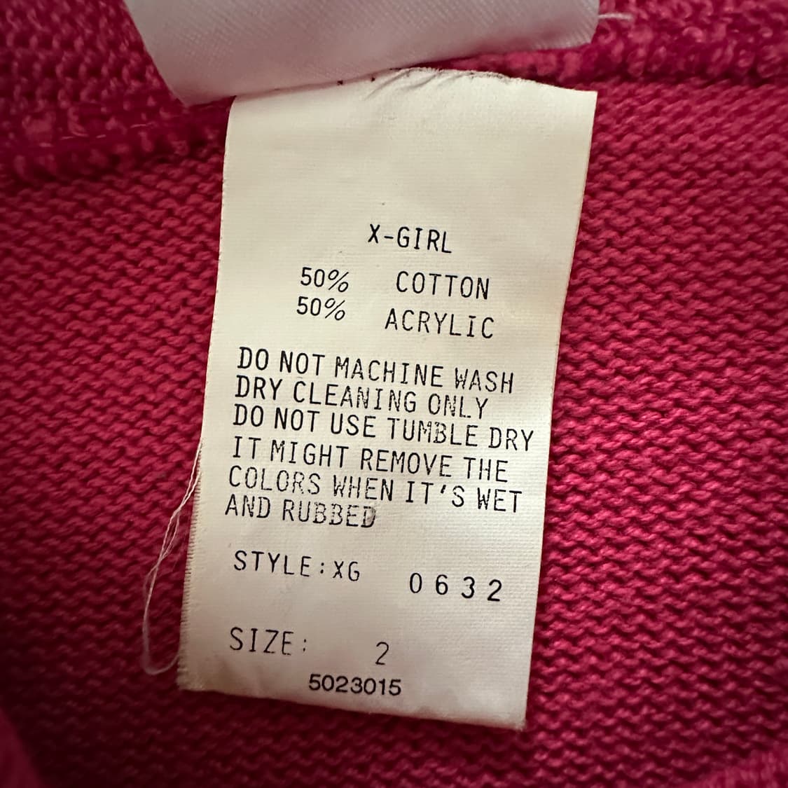 X-GIRL japan made knit hoodie 상품이미지4