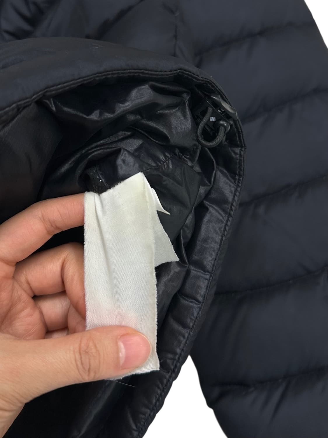 컬럼비아 콜롬비아 덕다운 경량패딩 블랙 (M) 상품이미지8