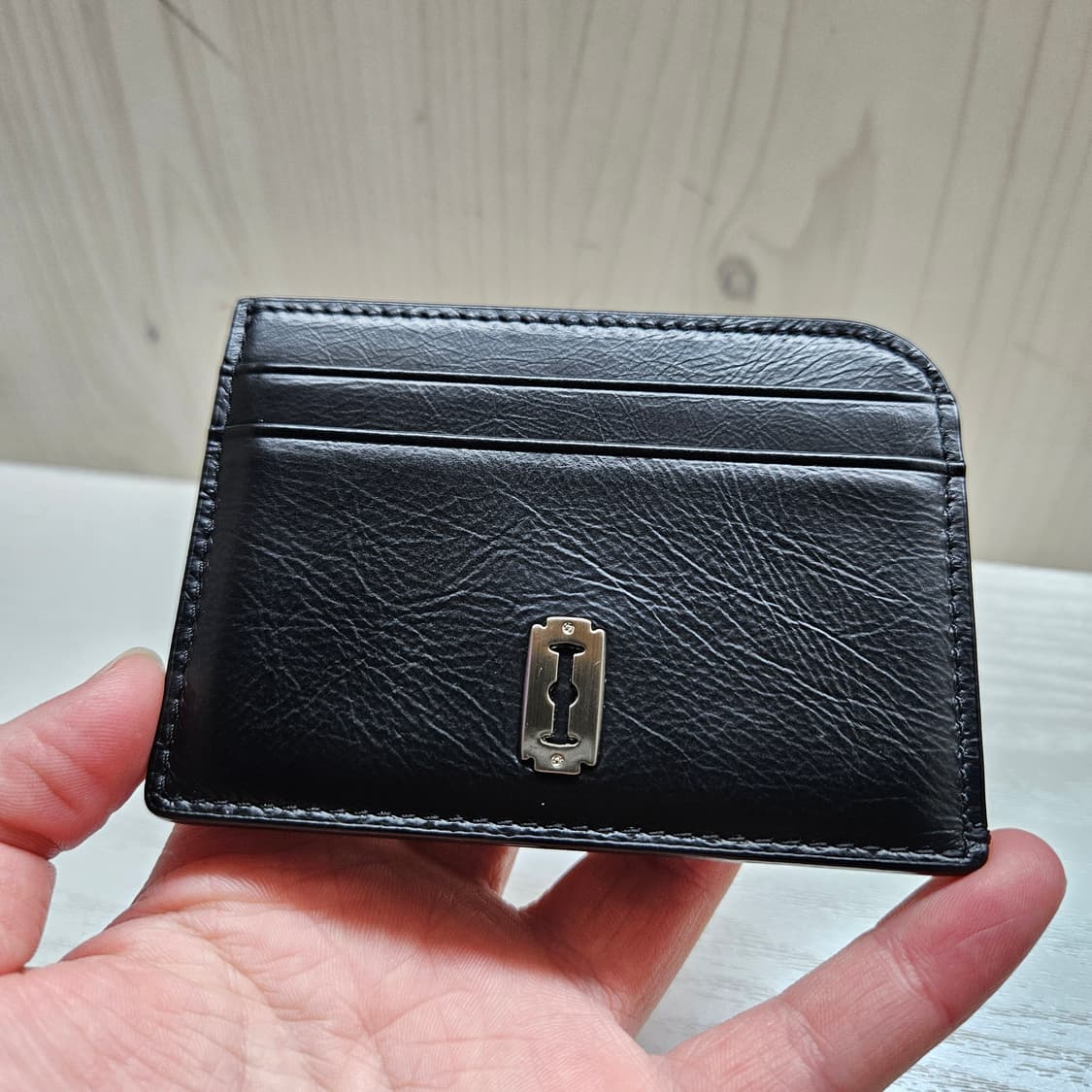 분크 오캄 슬릿 카드 홀더 블랙 상품이미지2